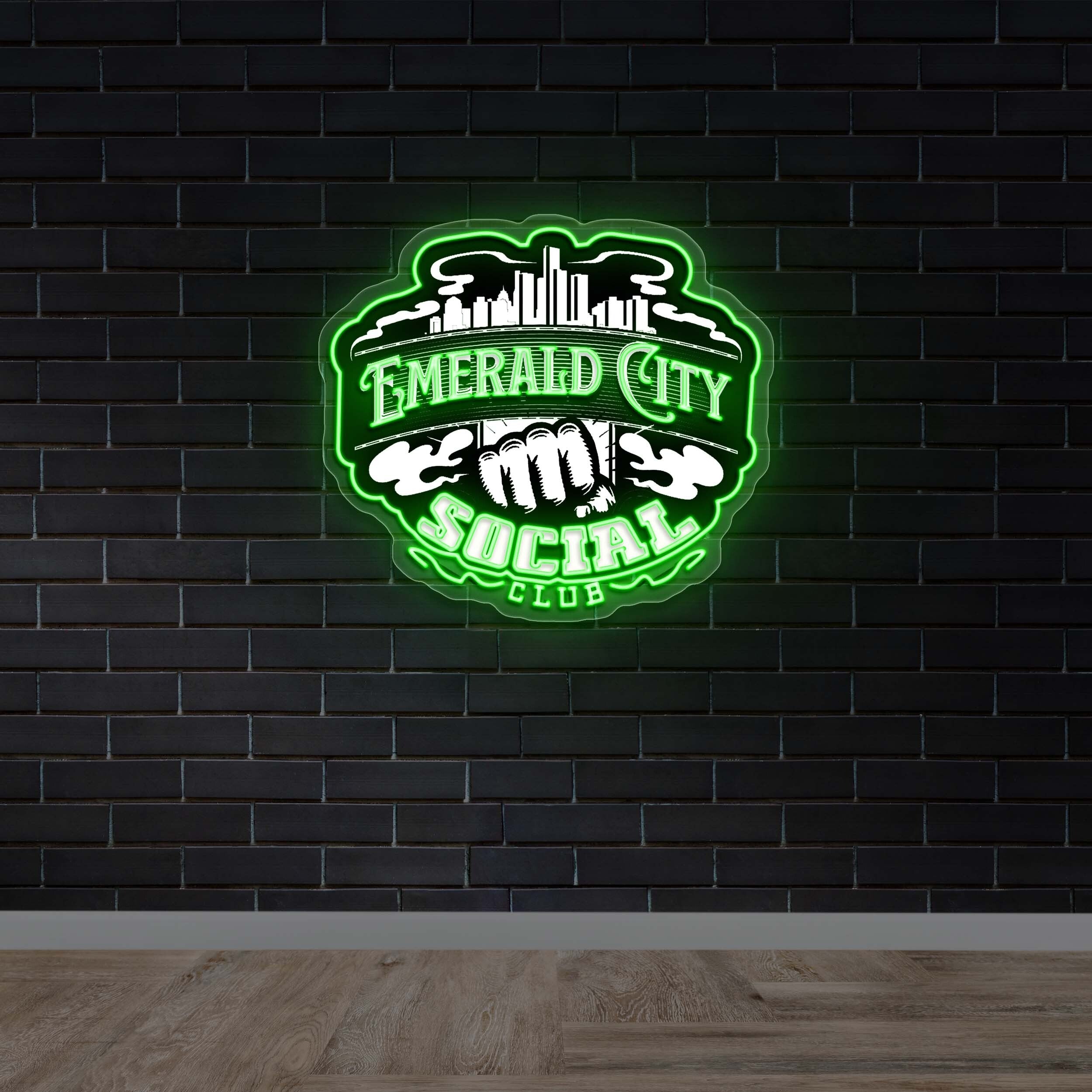 EMERALD CITY SOCIAL CLUB - Premium Neon Artwork