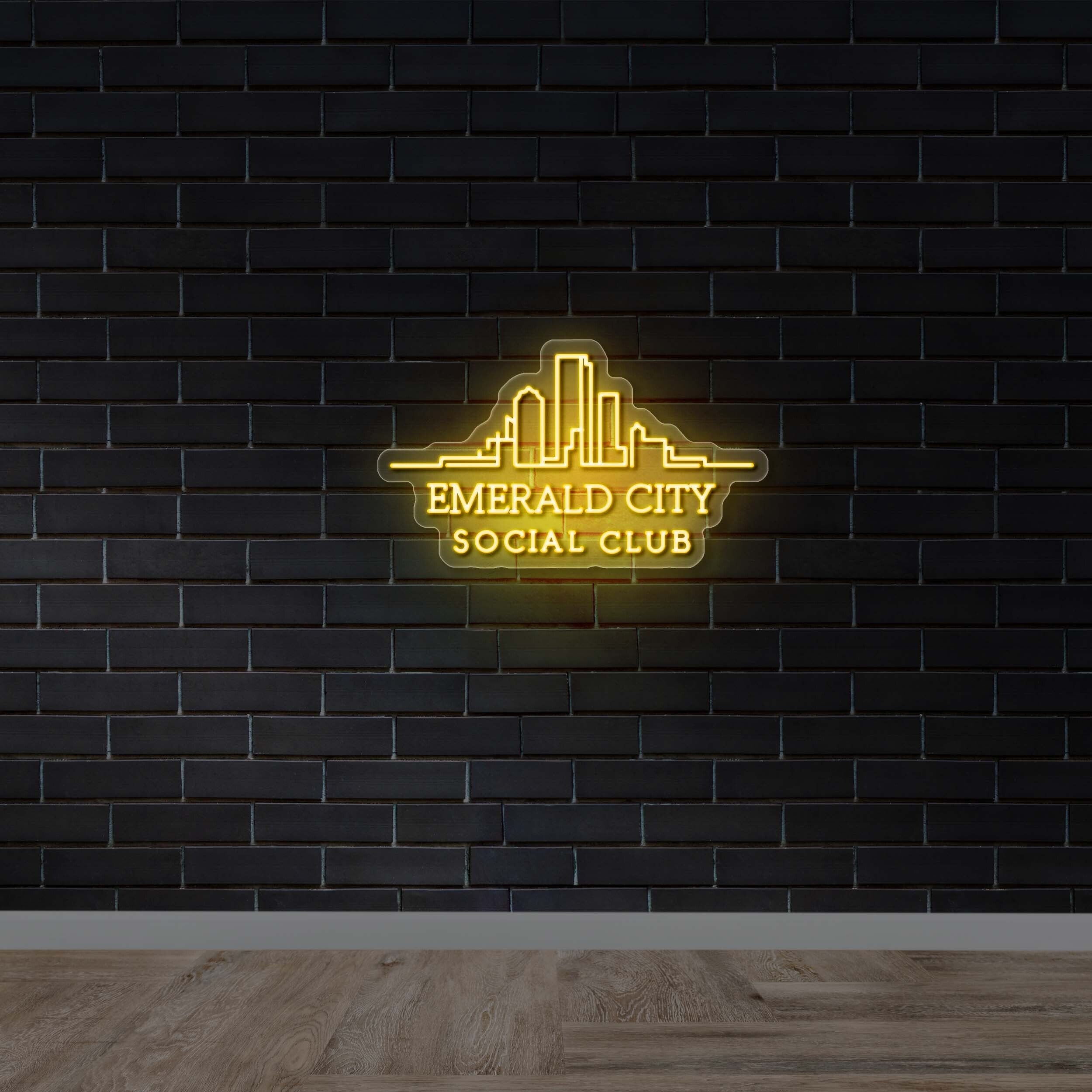 Emerald City - Premium Neon Artwork