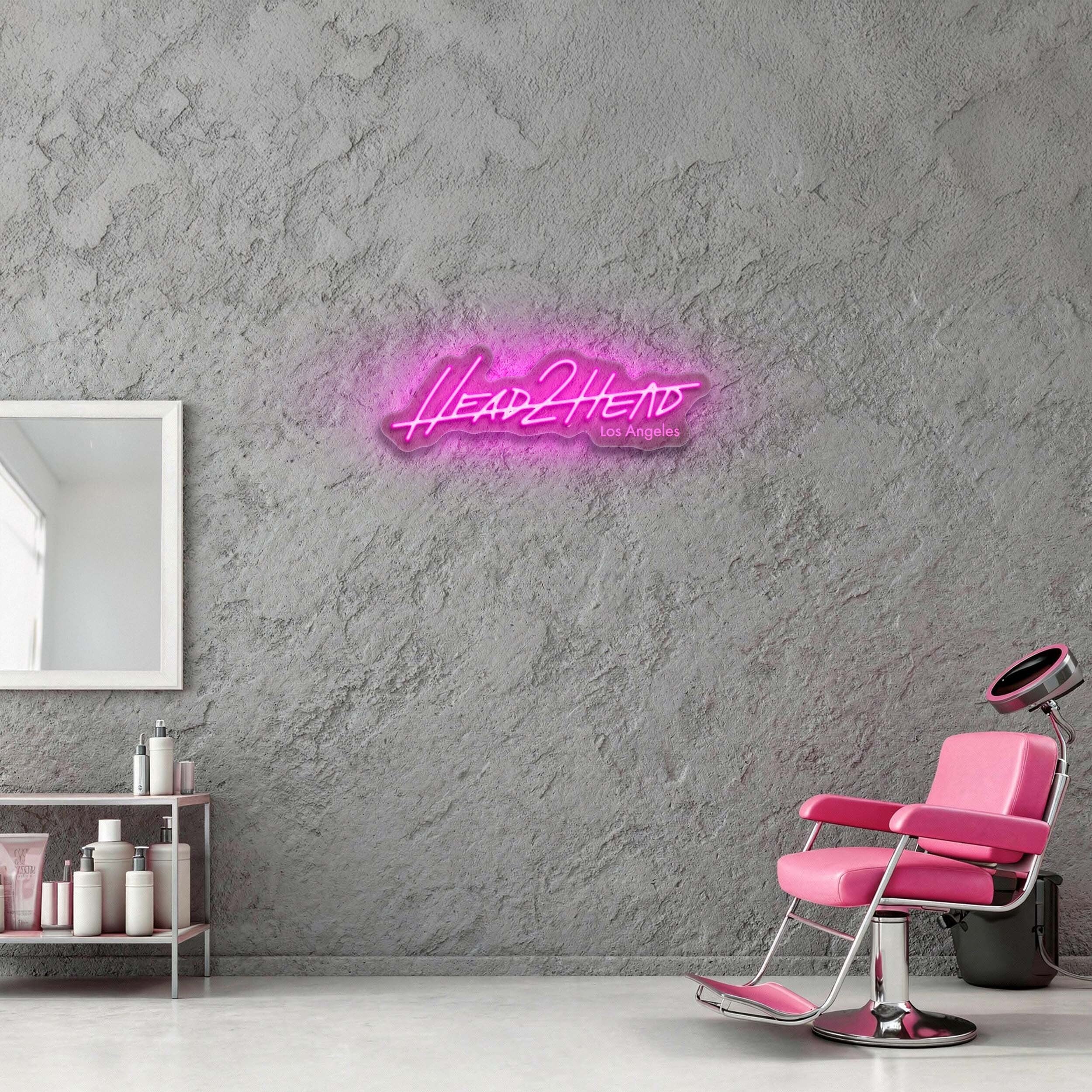 HEAD 2 HEAD - Premium Neon Artwork