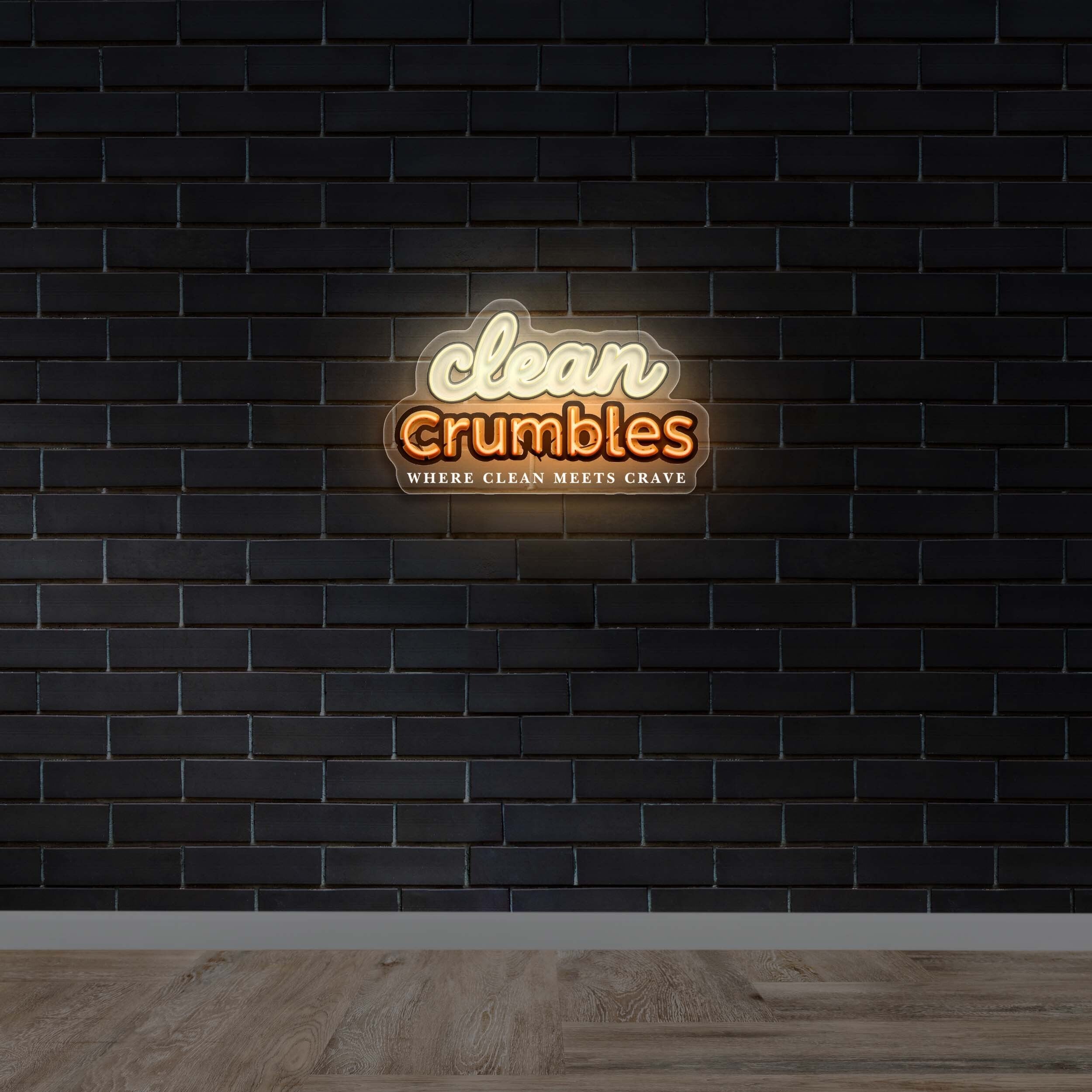 Clean Crumbles | 2nd Version - Premium Neon Artwork