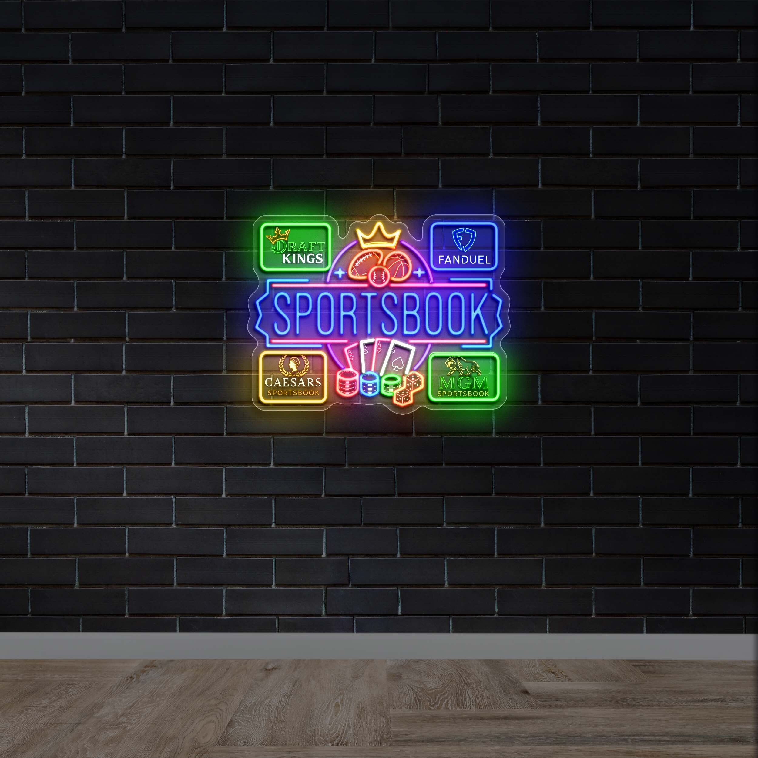 Sports book - Premium Neon Artwork