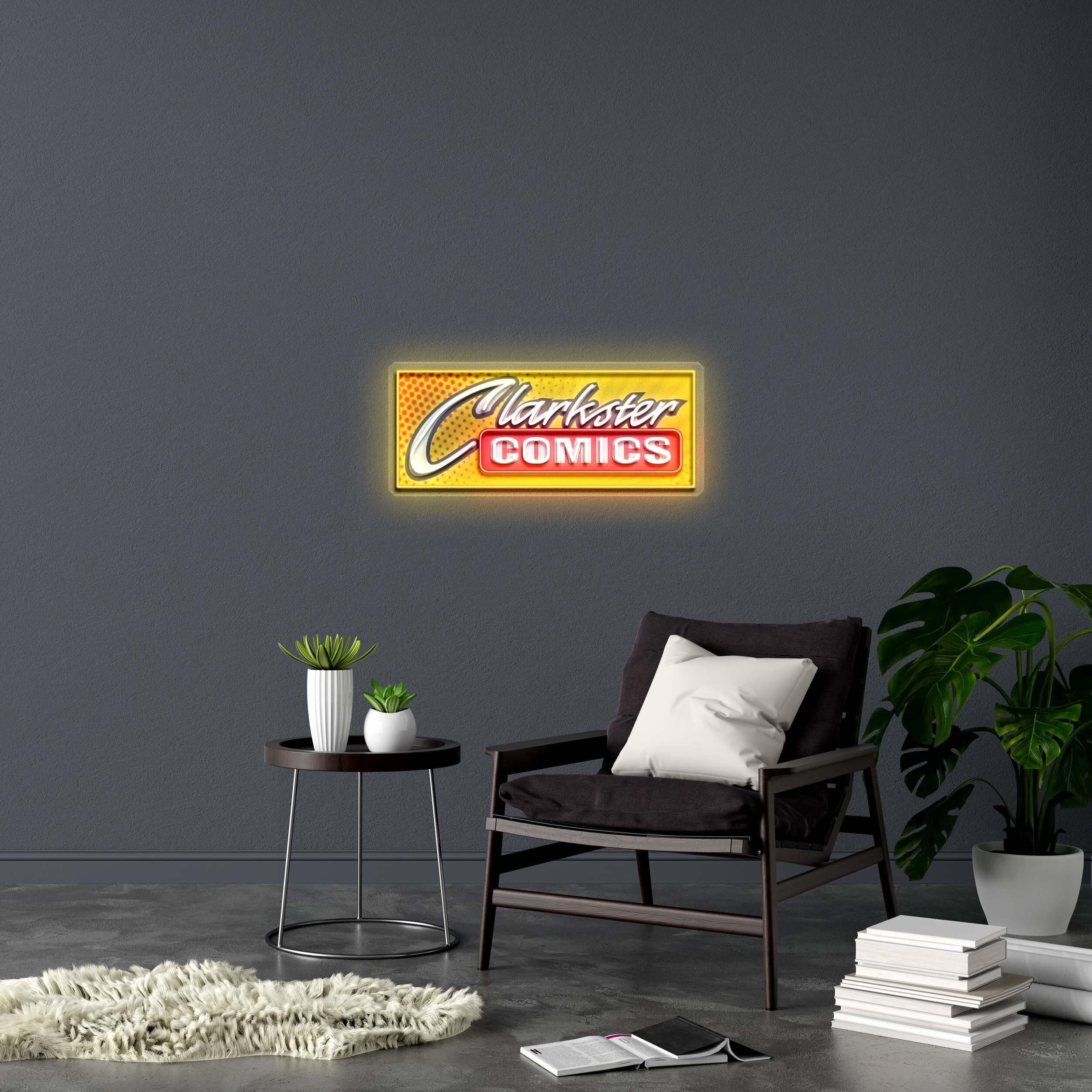 Clarkster COMICS - Premium Neon Artwork