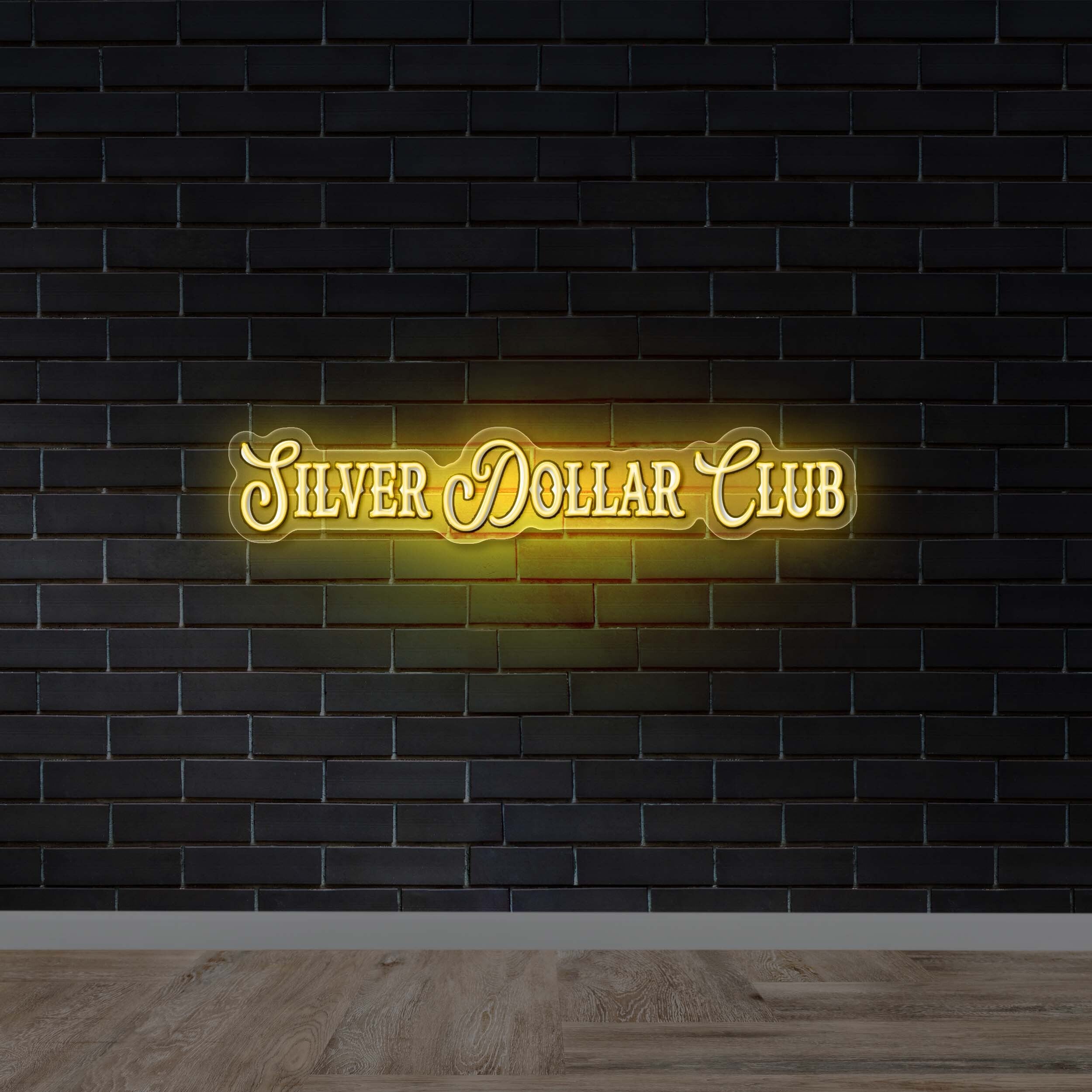 Silver Dollar Club - Premium Neon Artwork