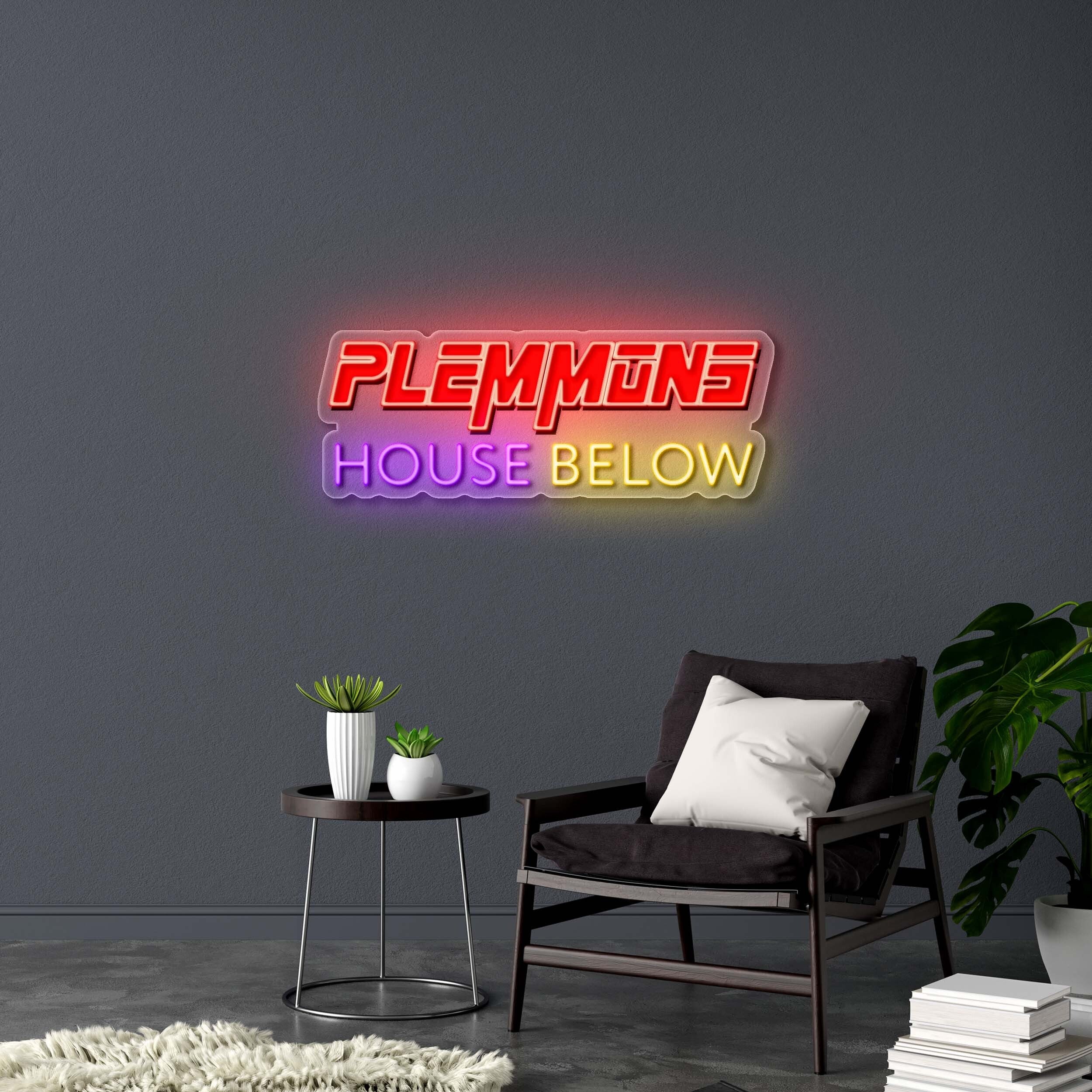 PLEMMONS HOUSE BELOW - Premium Neon Artwork