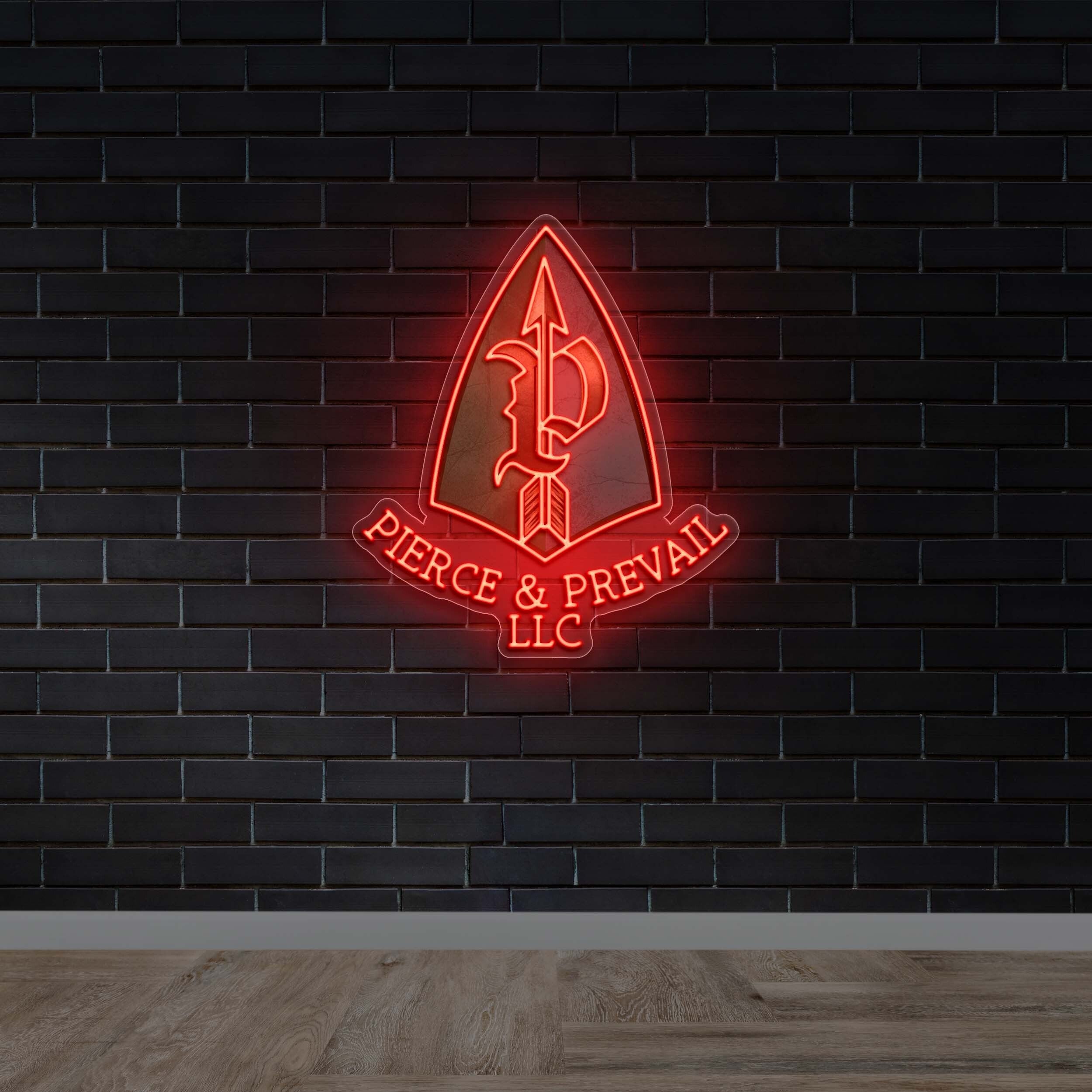 Pierce & Prevail - Premium Neon Artwork