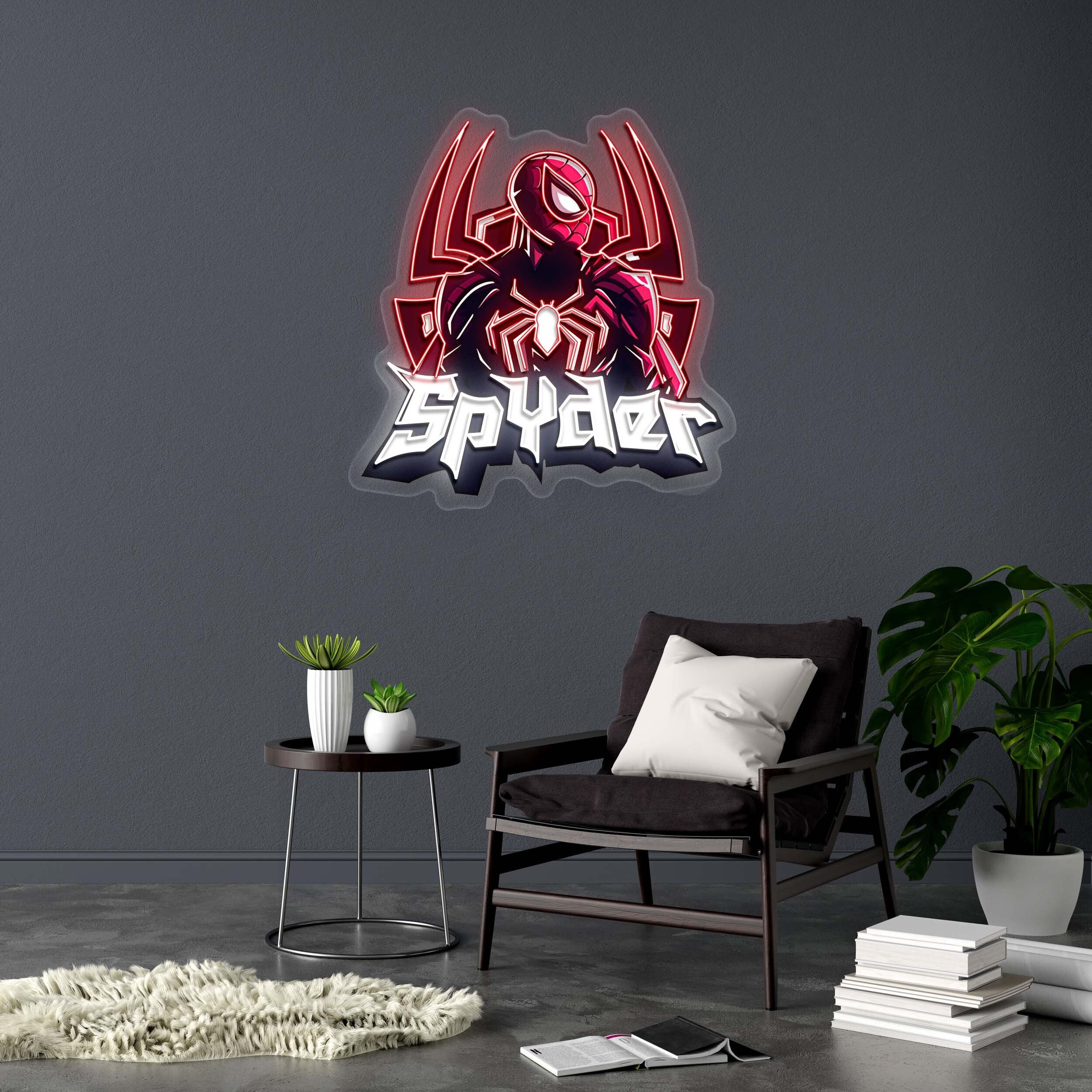 SpYder - Premium Neon Artwork
