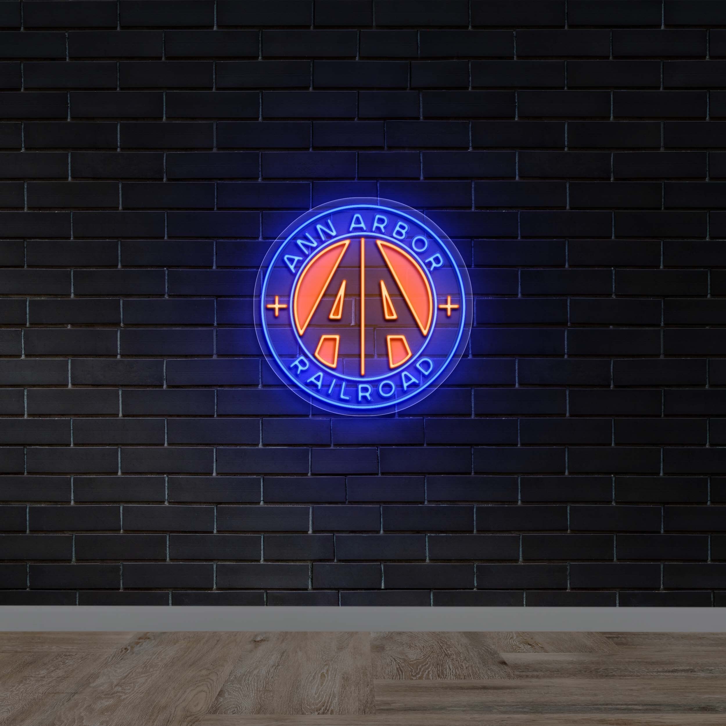 ANN ARBOR RAILROAD - Premium Neon Artwork
