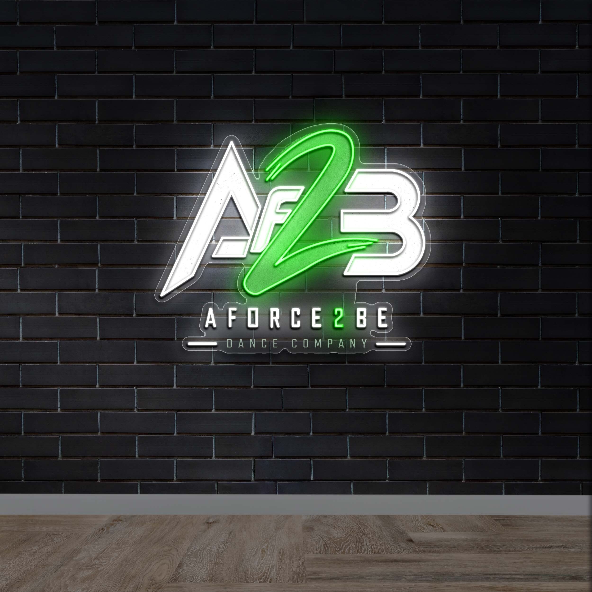 A FORCE 2 BE - Premium Neon Artwork