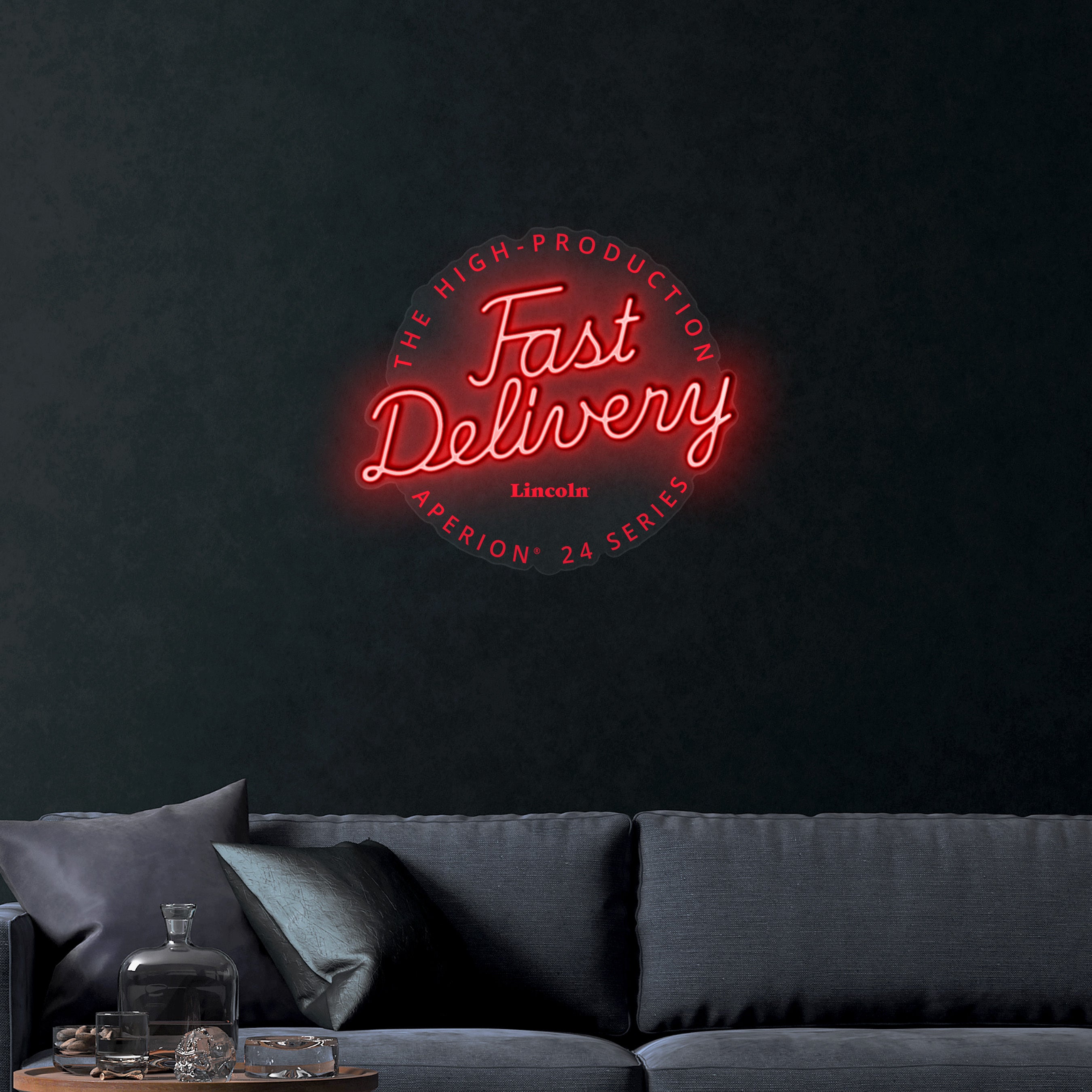 Fast Delivery – Premium Neon Artwork