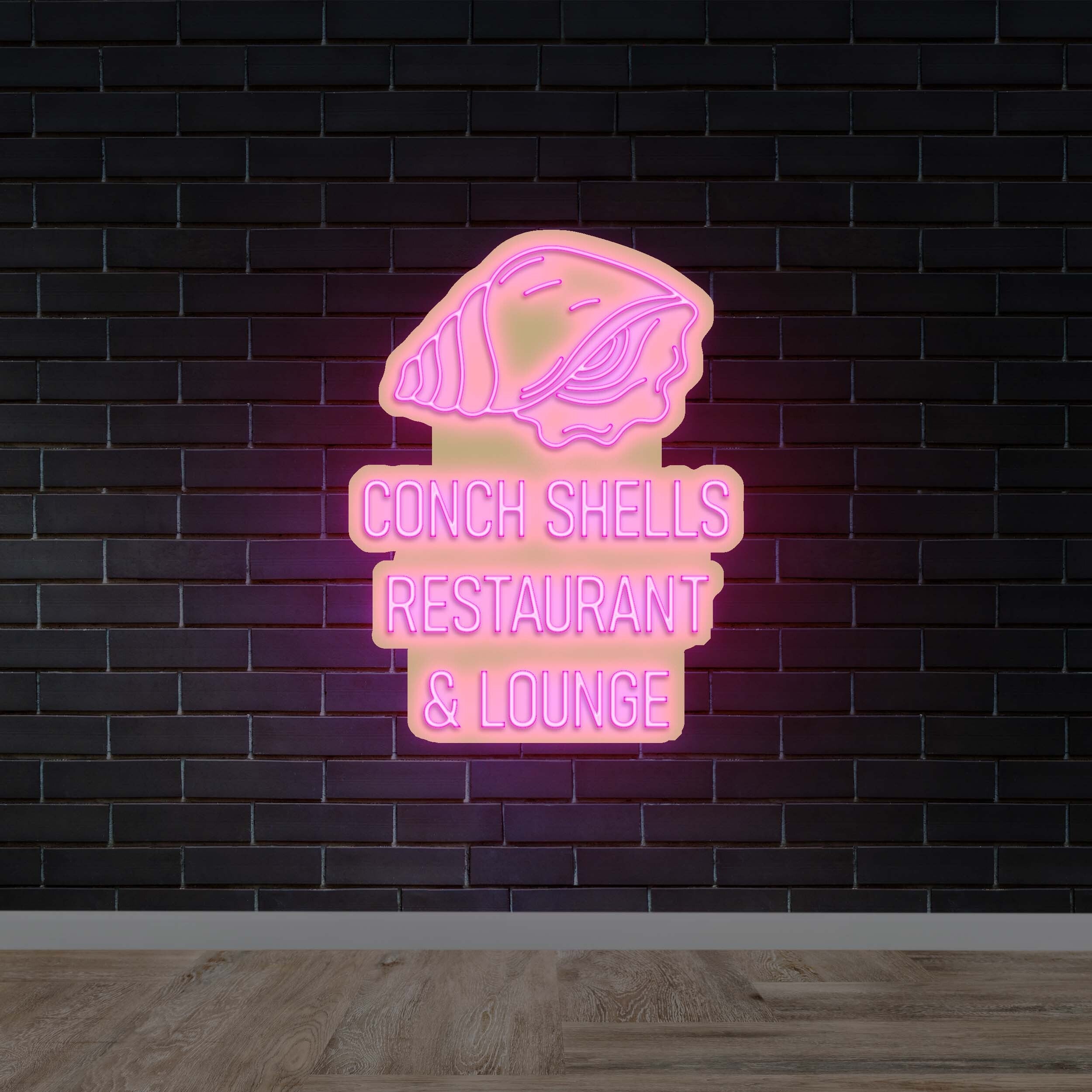 CONCH SHELLS RESTAURANT & LOUNGE | 2nd version - Premium Neon Artwork