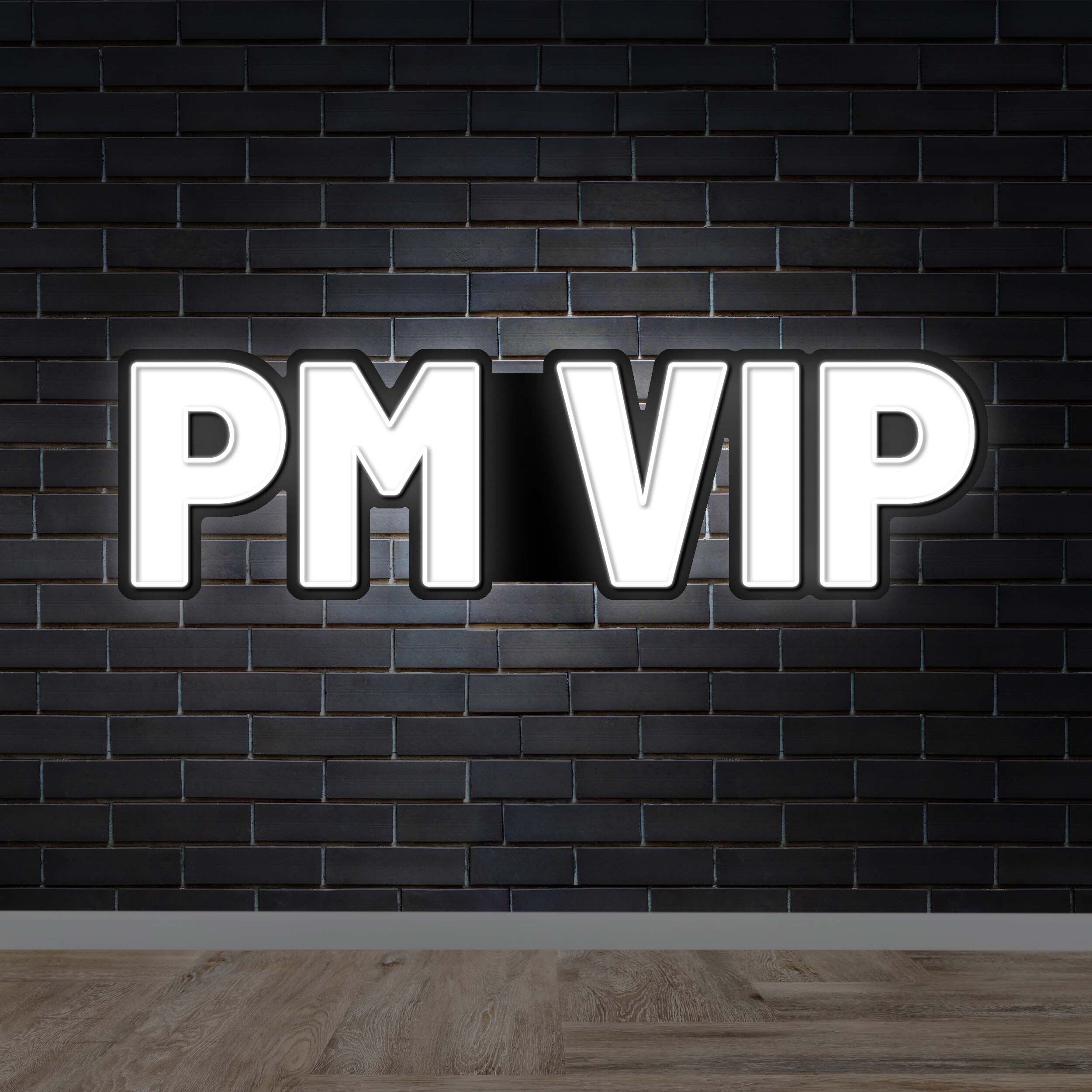 PM VIP - Premium Neon Artwork