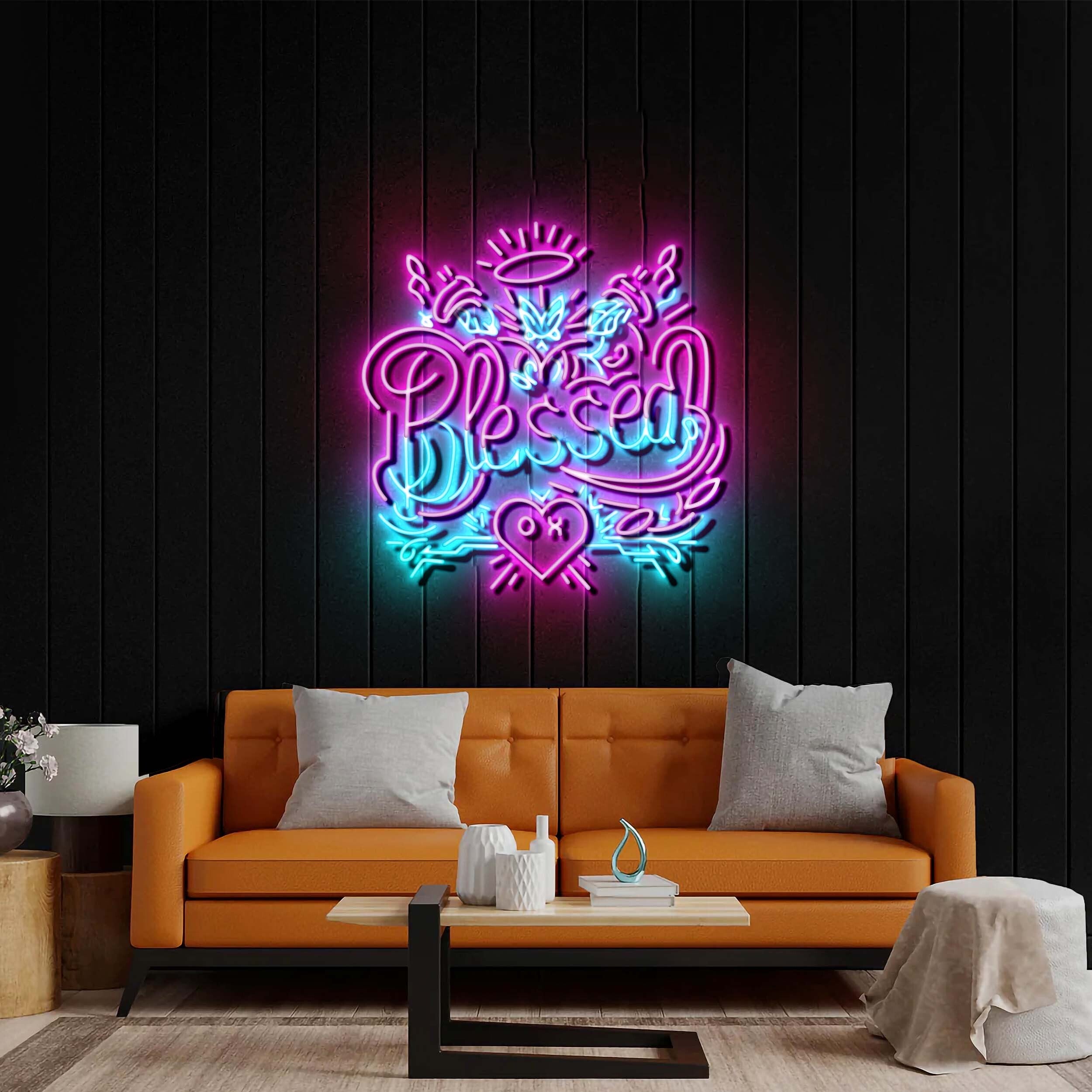 Blessed - Premium Neon Artwork
