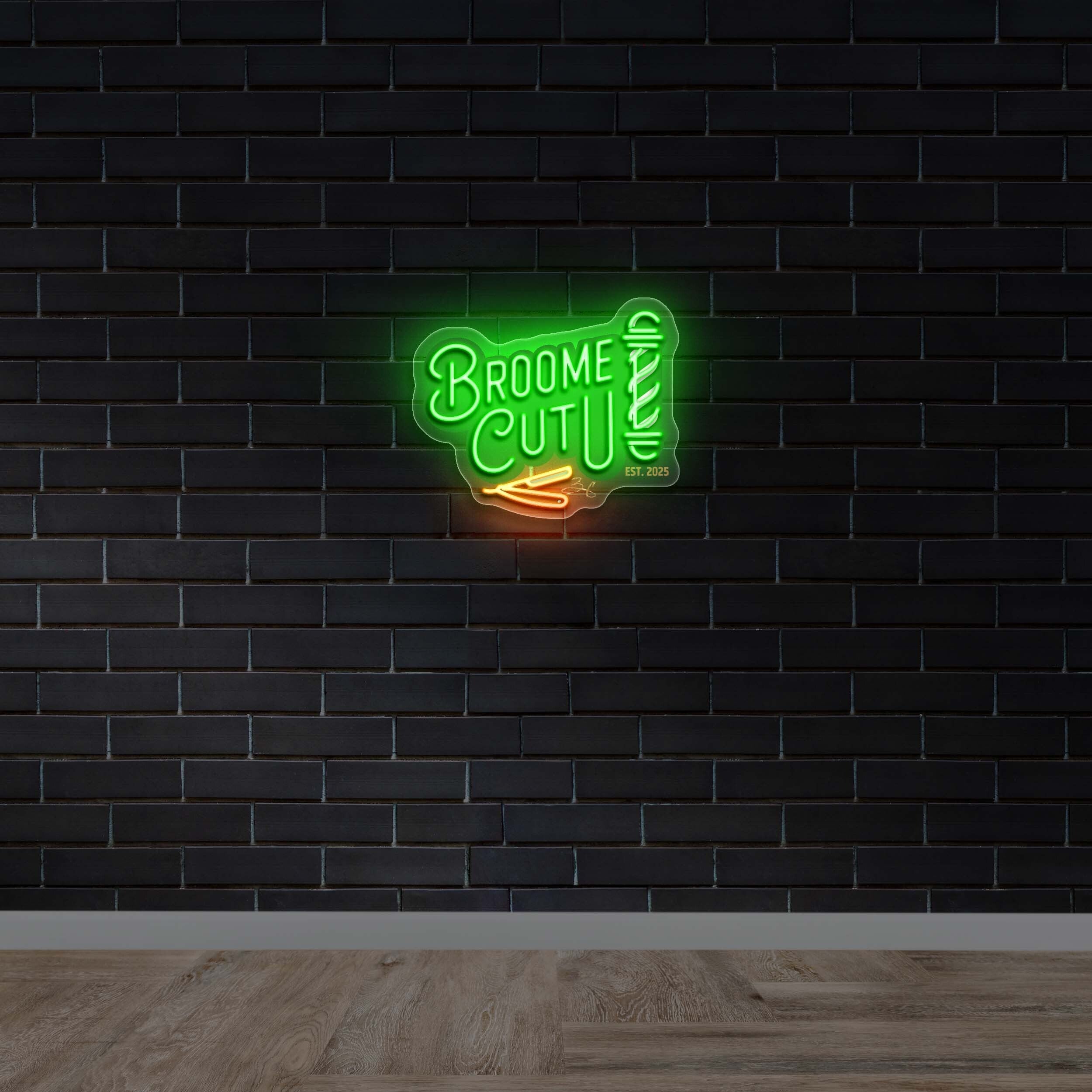 Broome Cut U - Premium Neon Artwork