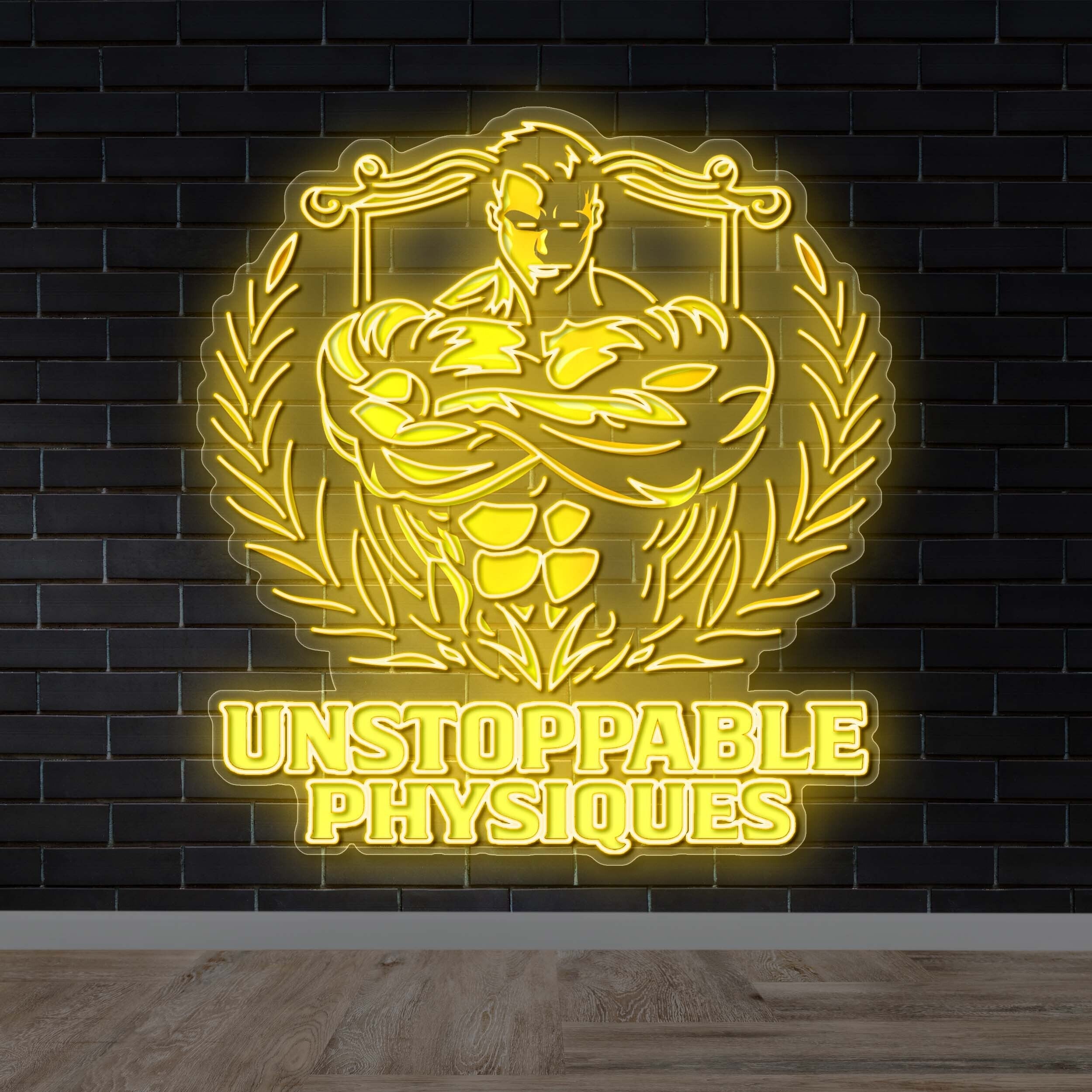 UNSTOPPABLE PHYSIQUES - Premium Neon Artwork