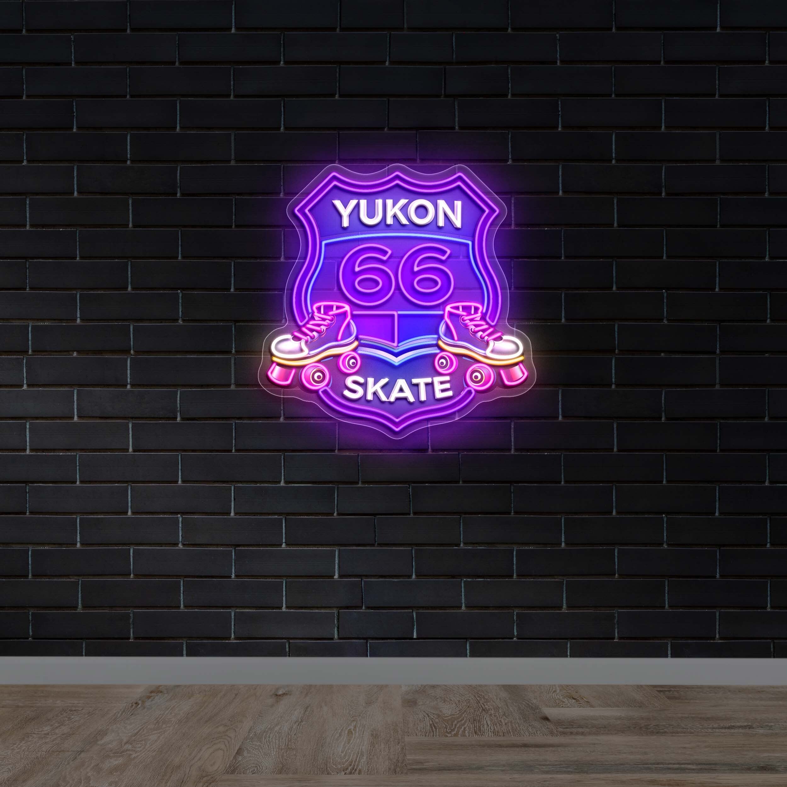 YUKON 66 SKATE - Premium Neon Artwork