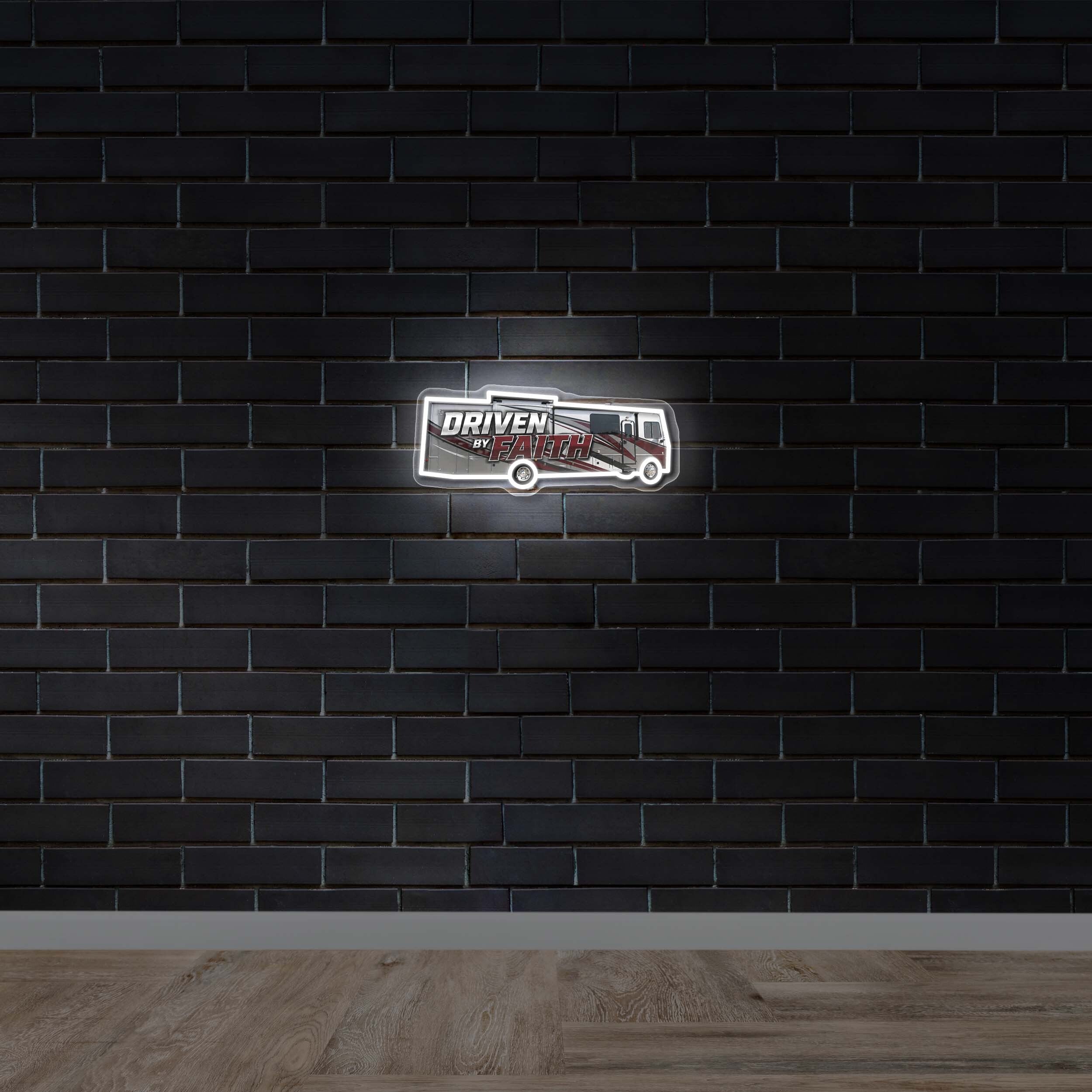 Driven by Faith - Premium Neon Artwork