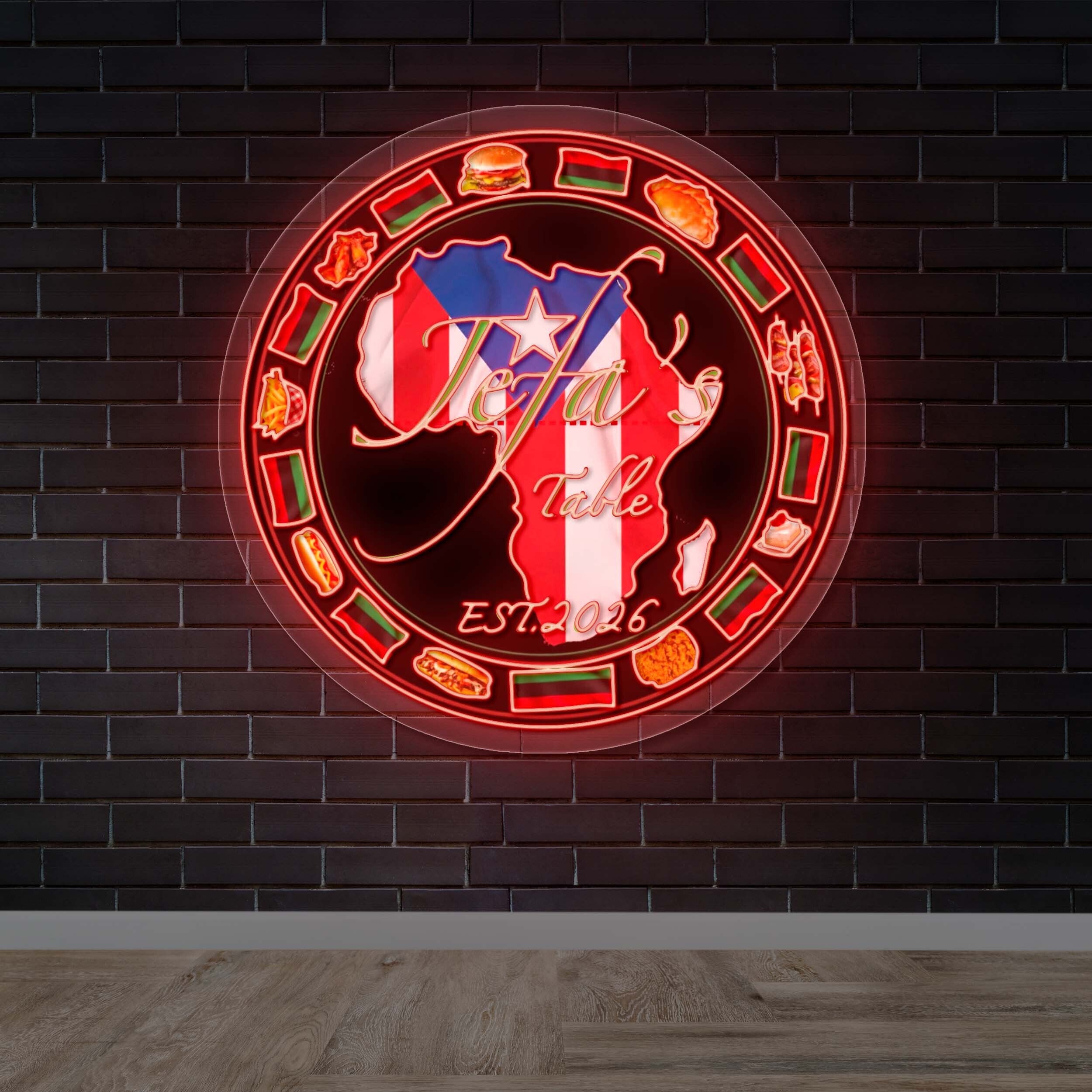 Jefa’s Table - Premium Neon Artwork