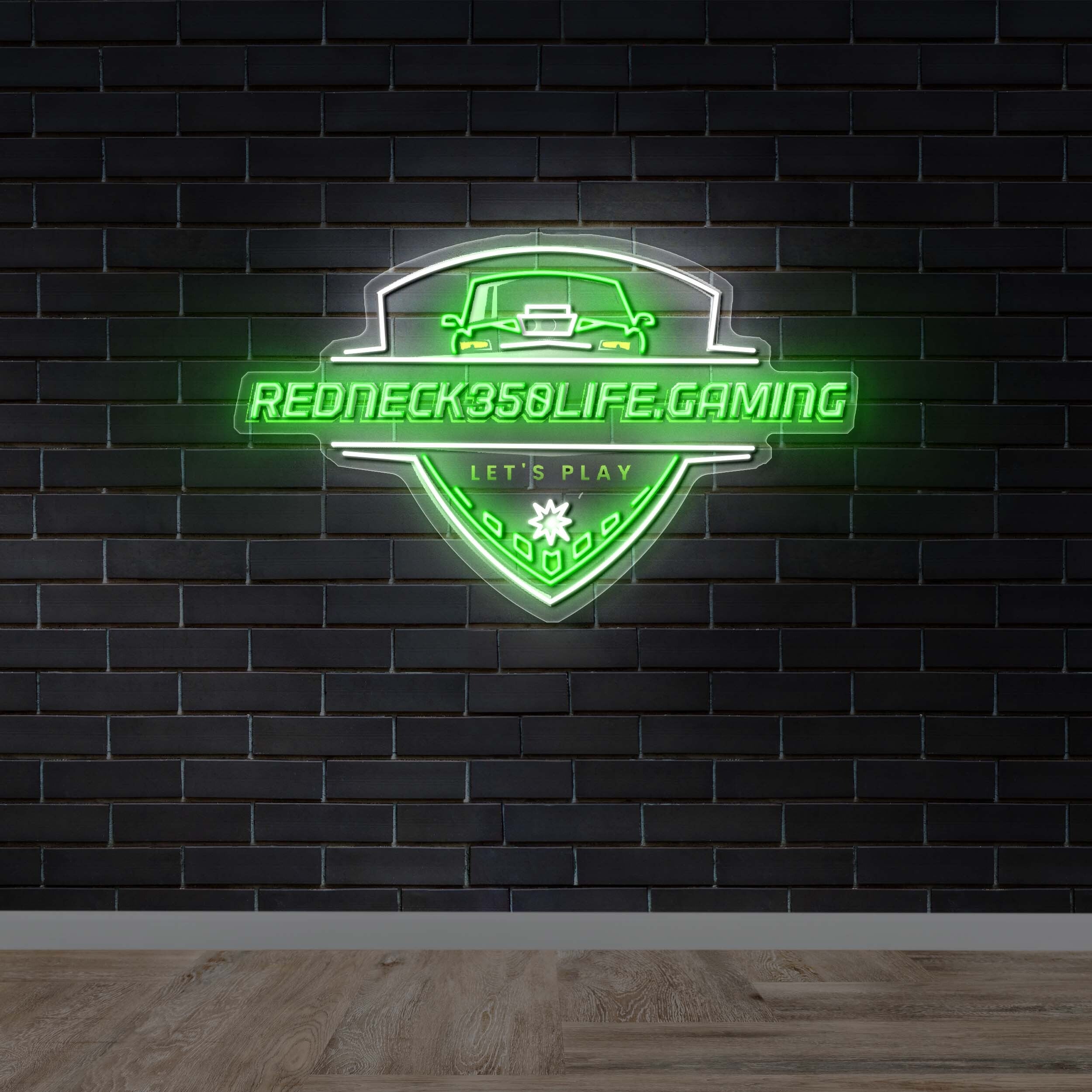 Redneck350Life.Gaming - Premium Neon Artwork