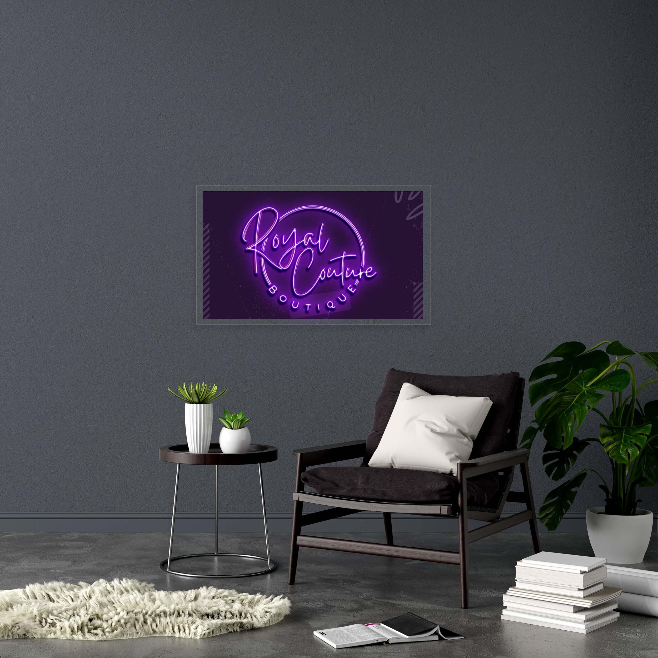 Royal Couture - Premium Neon Artwork