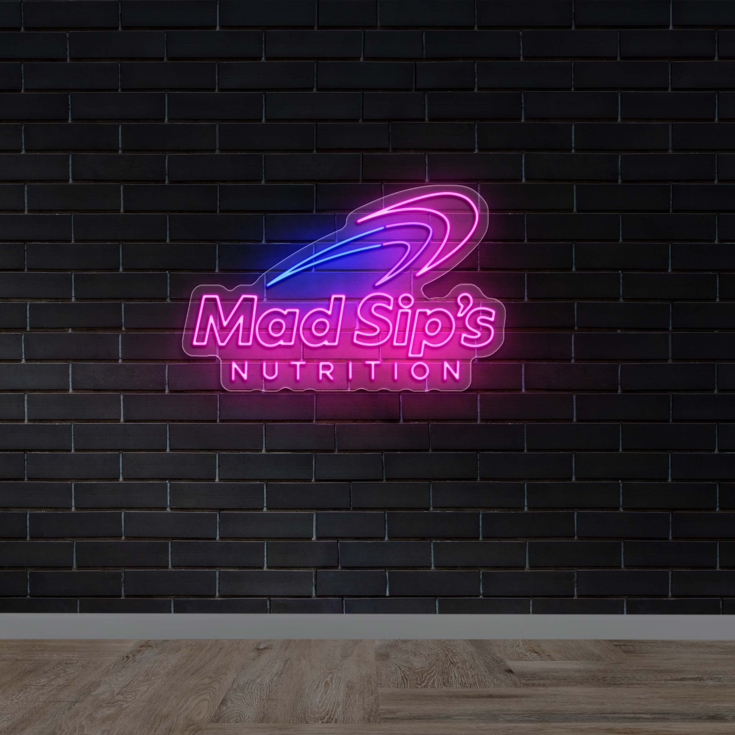 Mad Sip’s Nutrition - Premium Neon Artwork