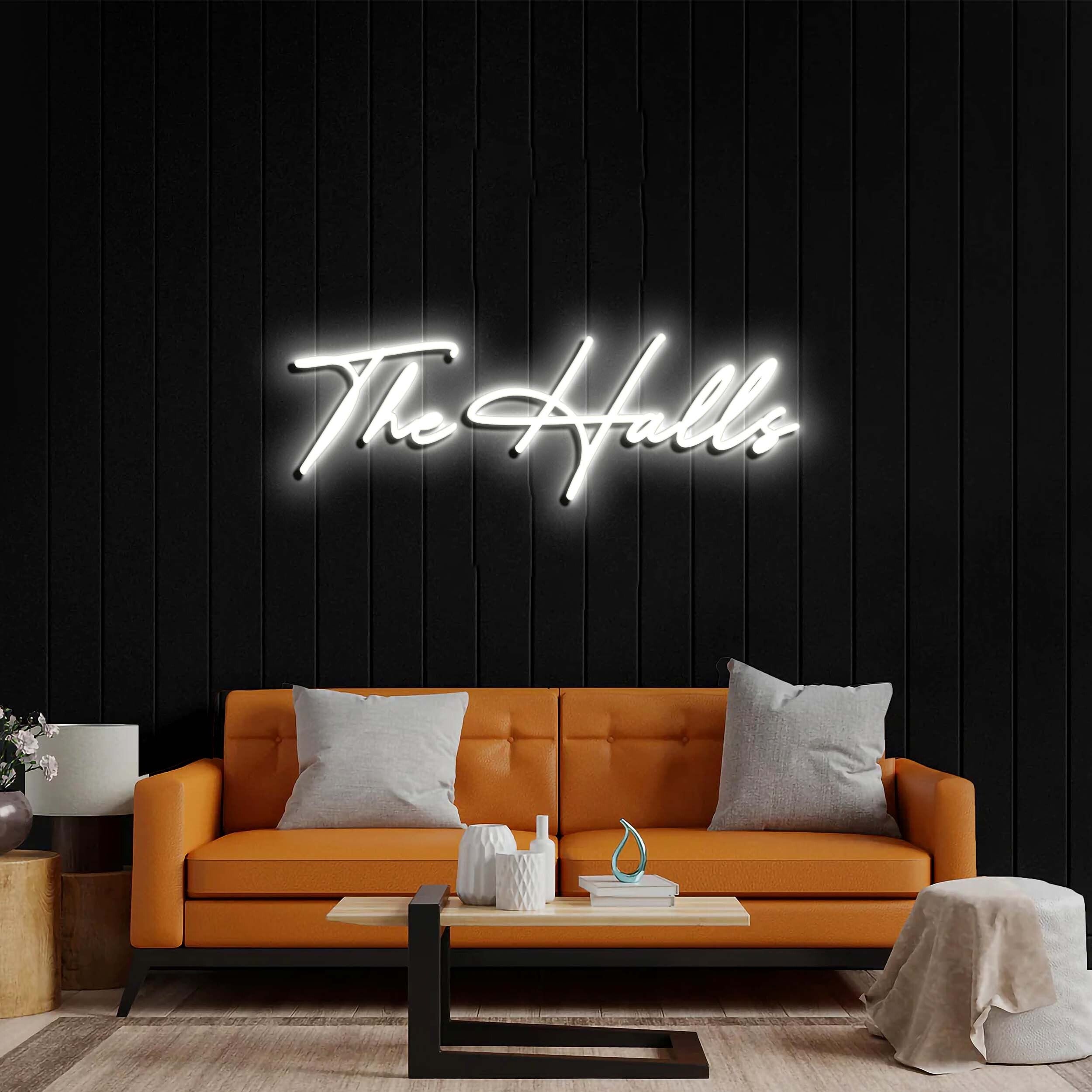 The Halls - Premium Neon Artwork
