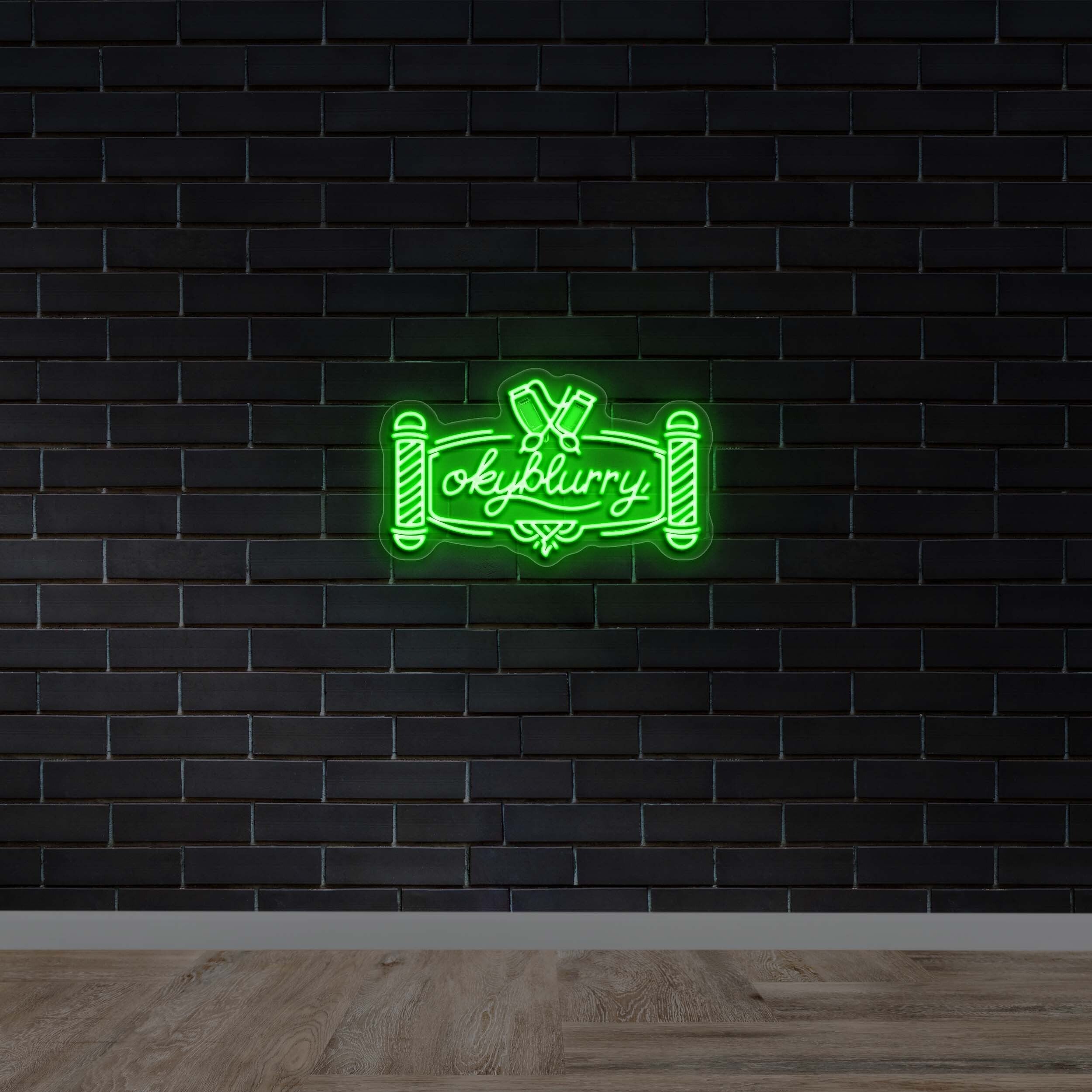 OKYBLURRY - Premium Neon Artwork
