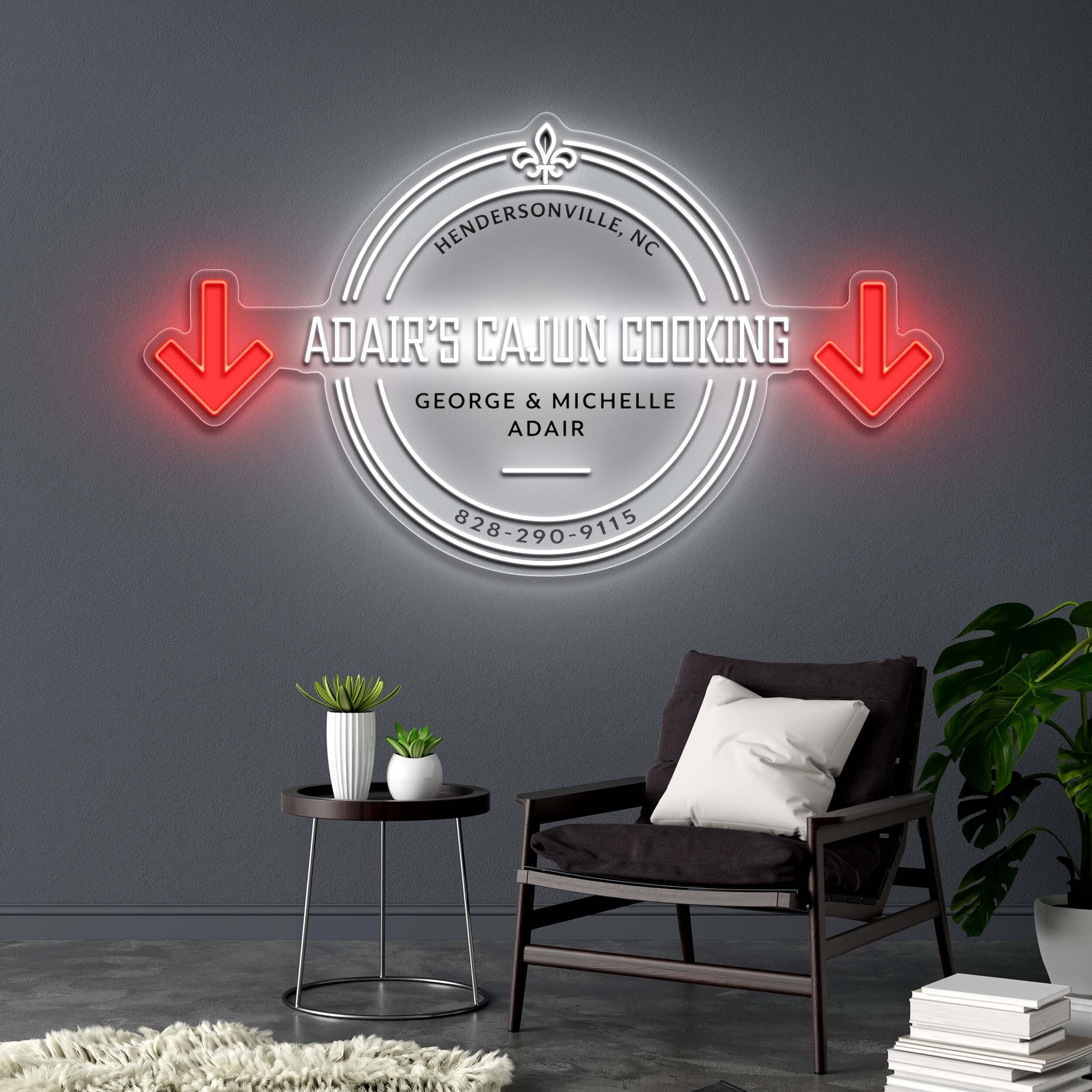 Adair’s Cajun Cooking | 2nd Version - Premium Neon Artwork