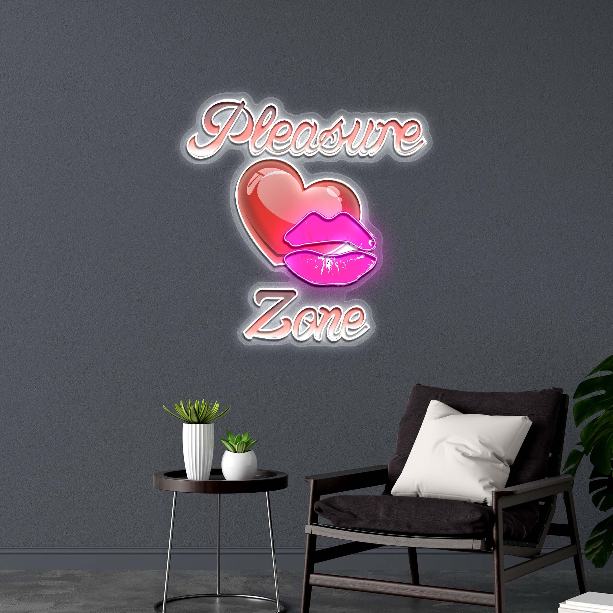Pleasure Zone - Premium Neon Artwork