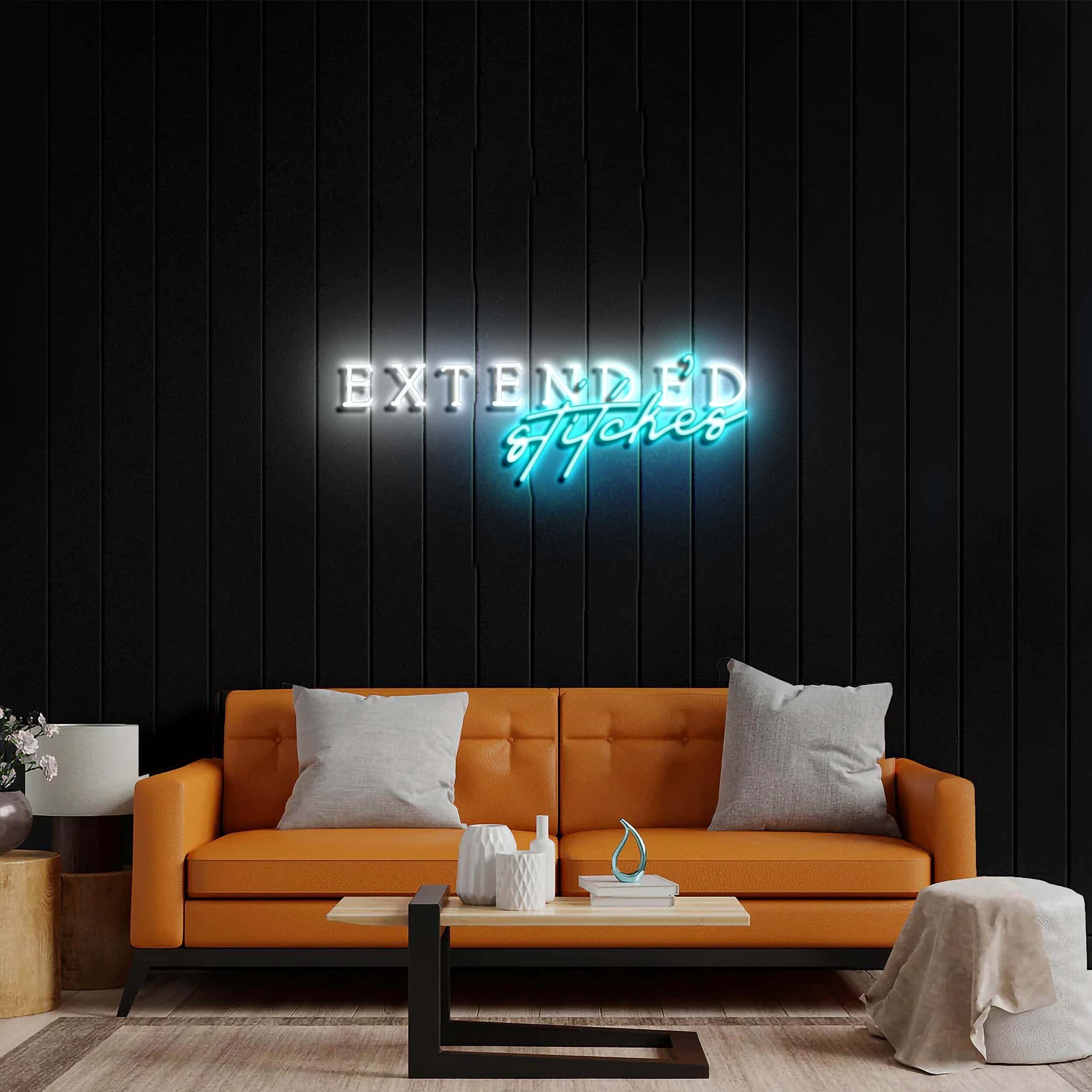 EXTENDED stitches - Premium Neon Artwork