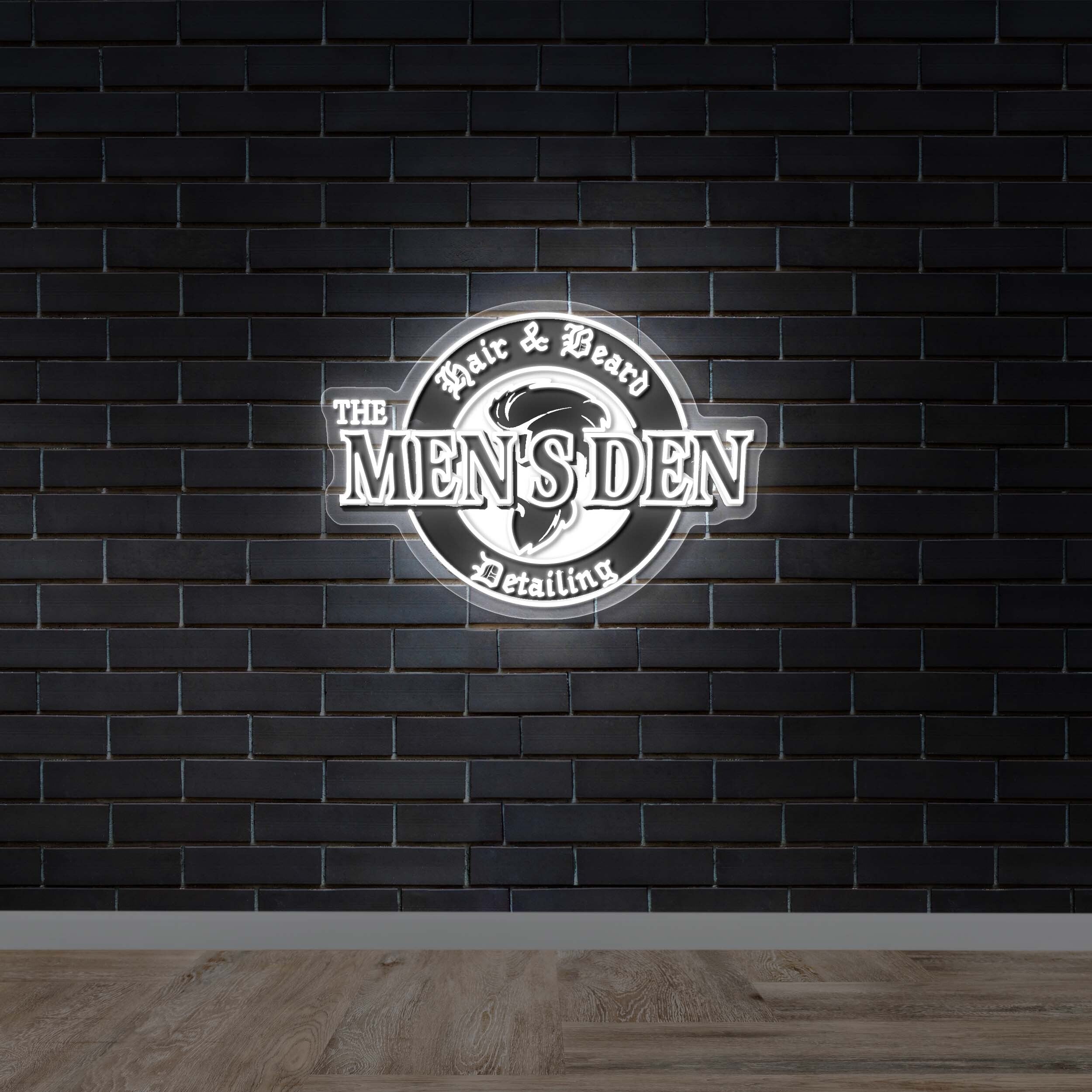 The Men's Den - Premium Neon Artwork
