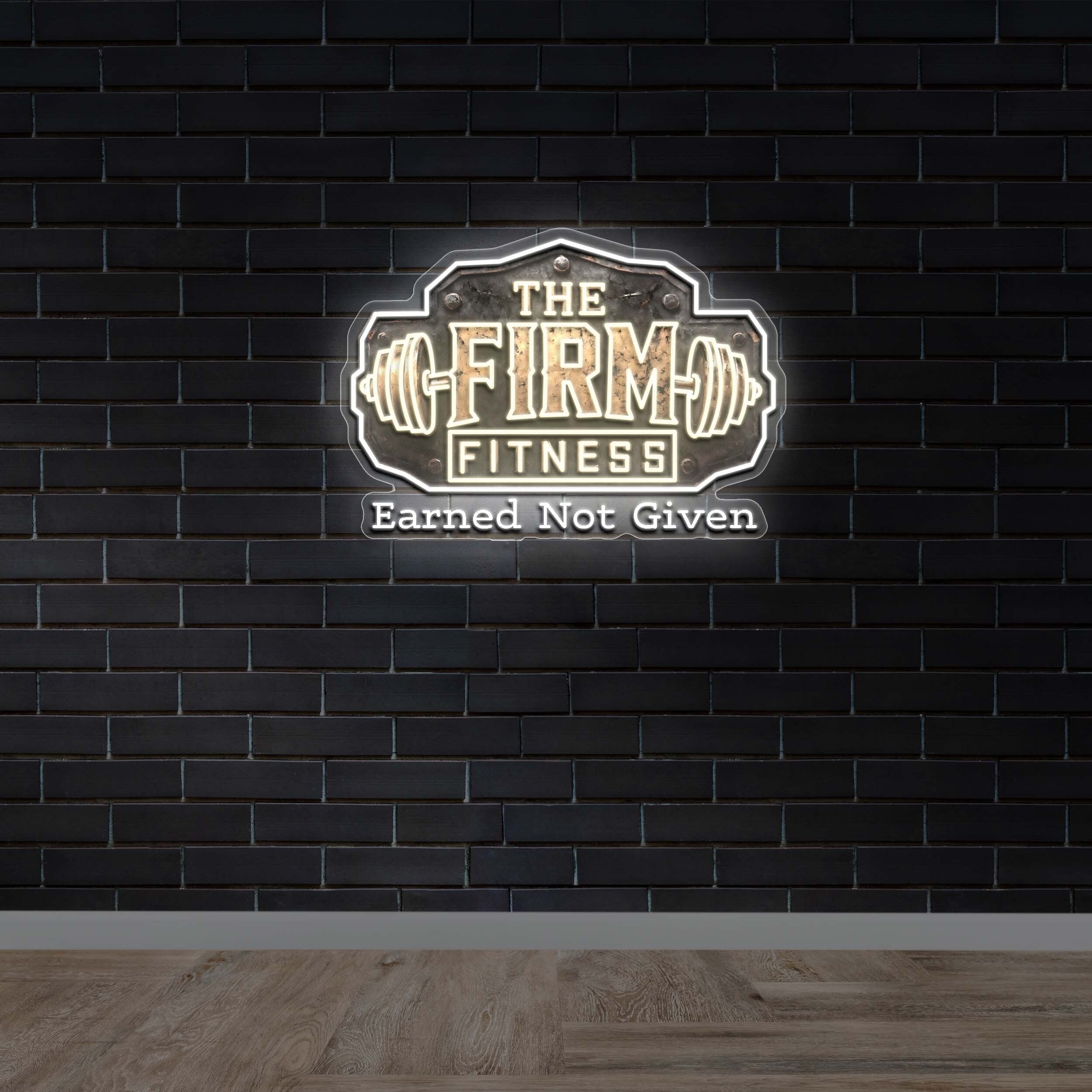 The Firm Fitness - Premium Neon Artwork