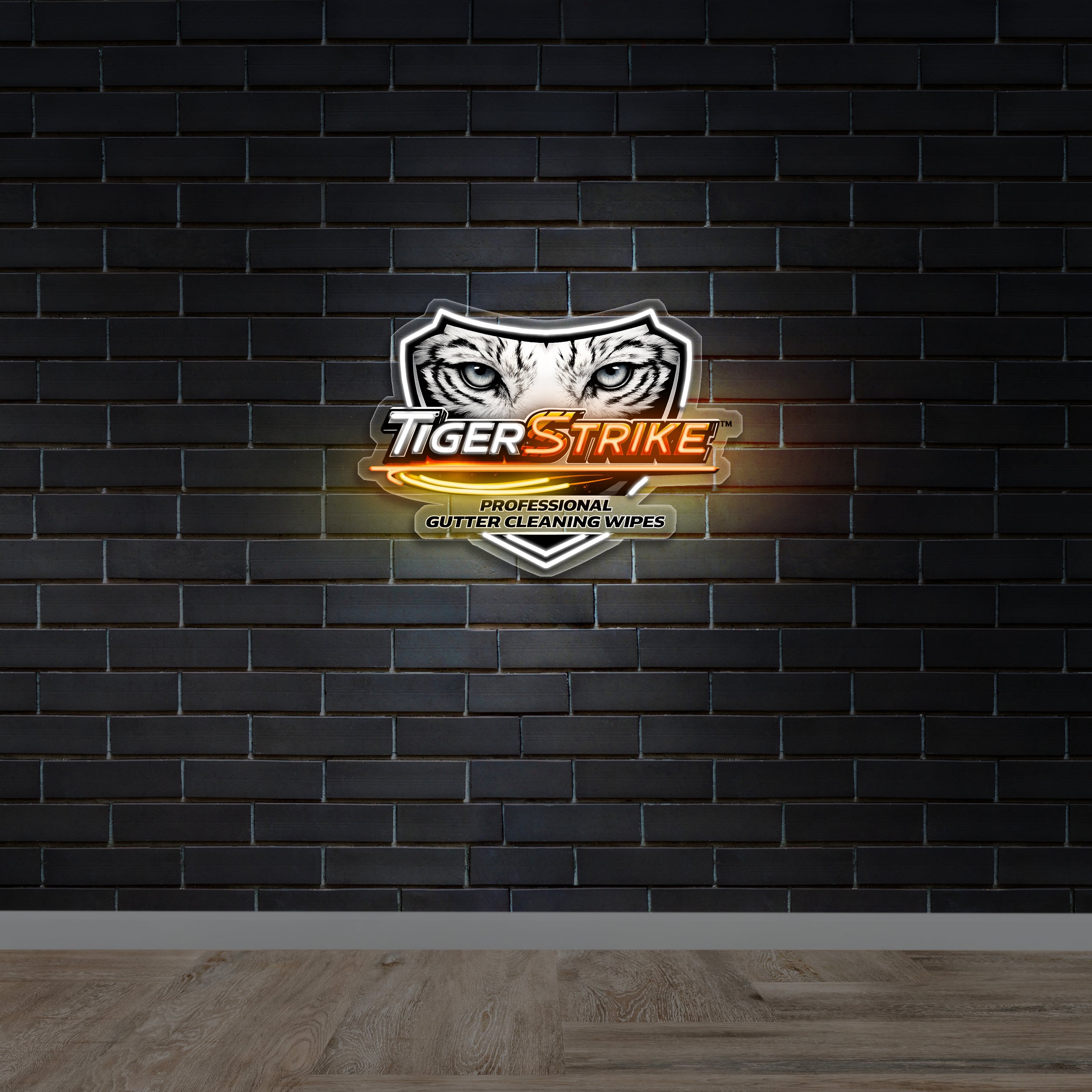 TIGER STRIKE - Premium Neon Artwork