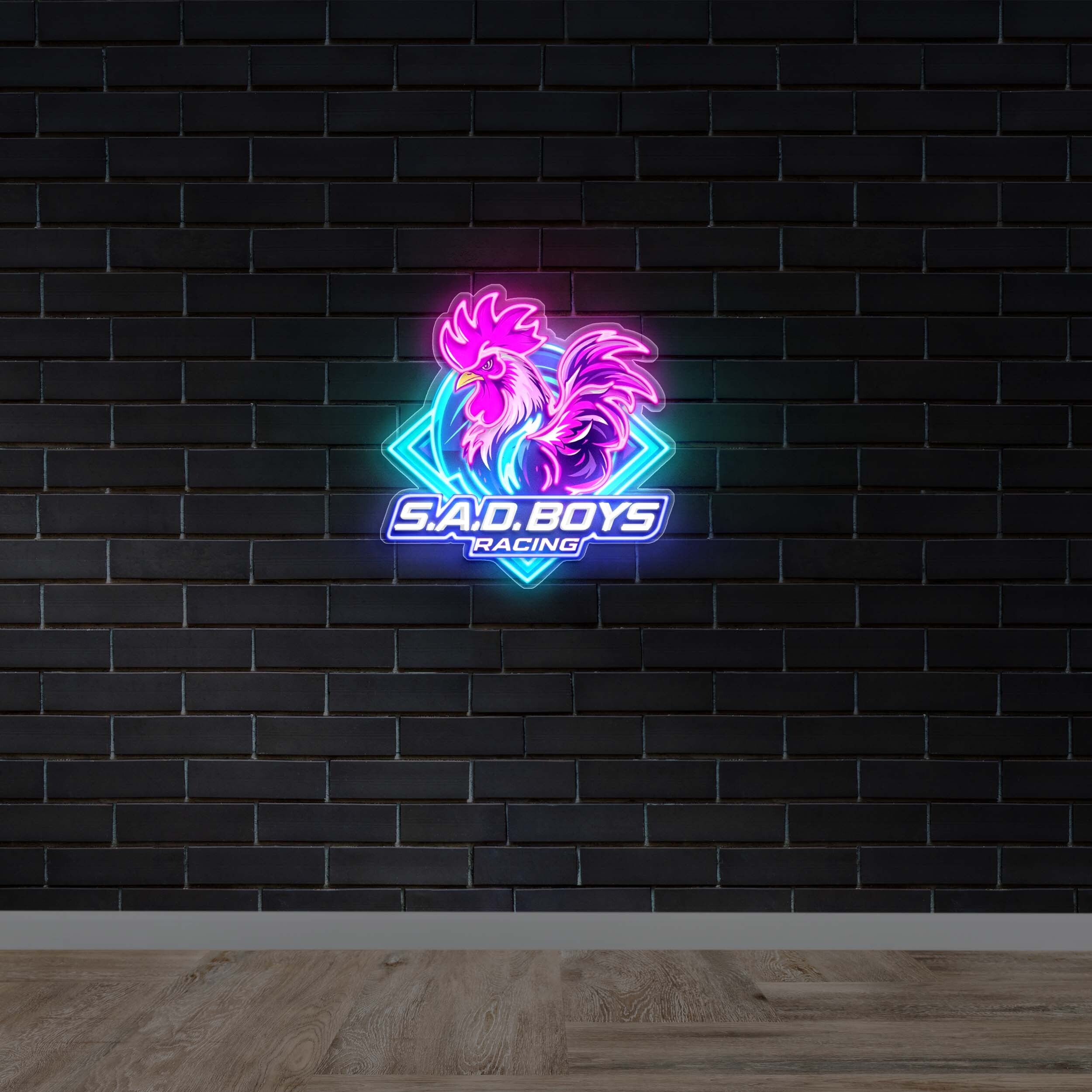 S.A.D BOYS RACING - Premium Neon Artwork
