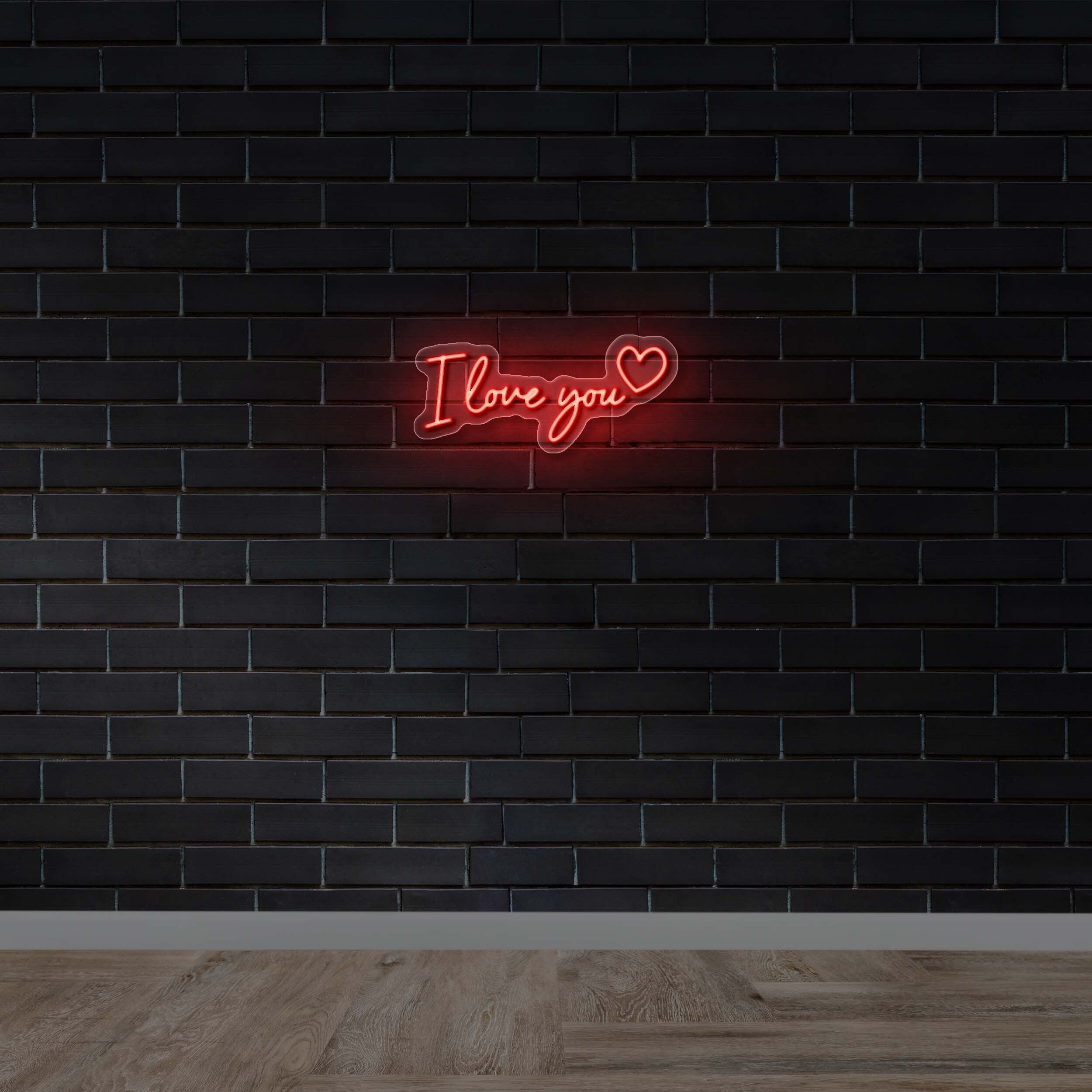 I Love You Heart - Premium Neon Artwork