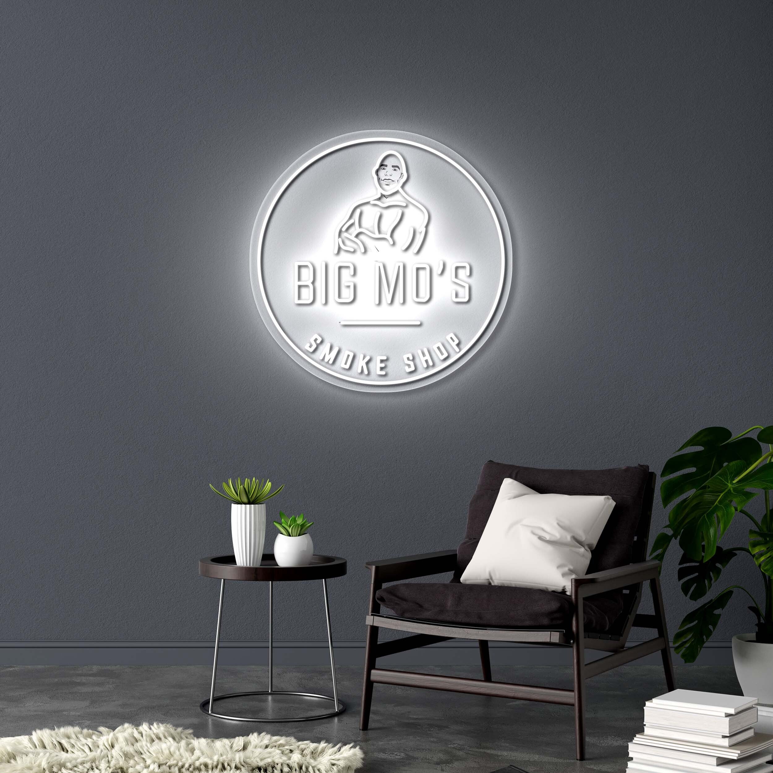 Big Mo’s Smoke Shop - Premium Neon Artwork