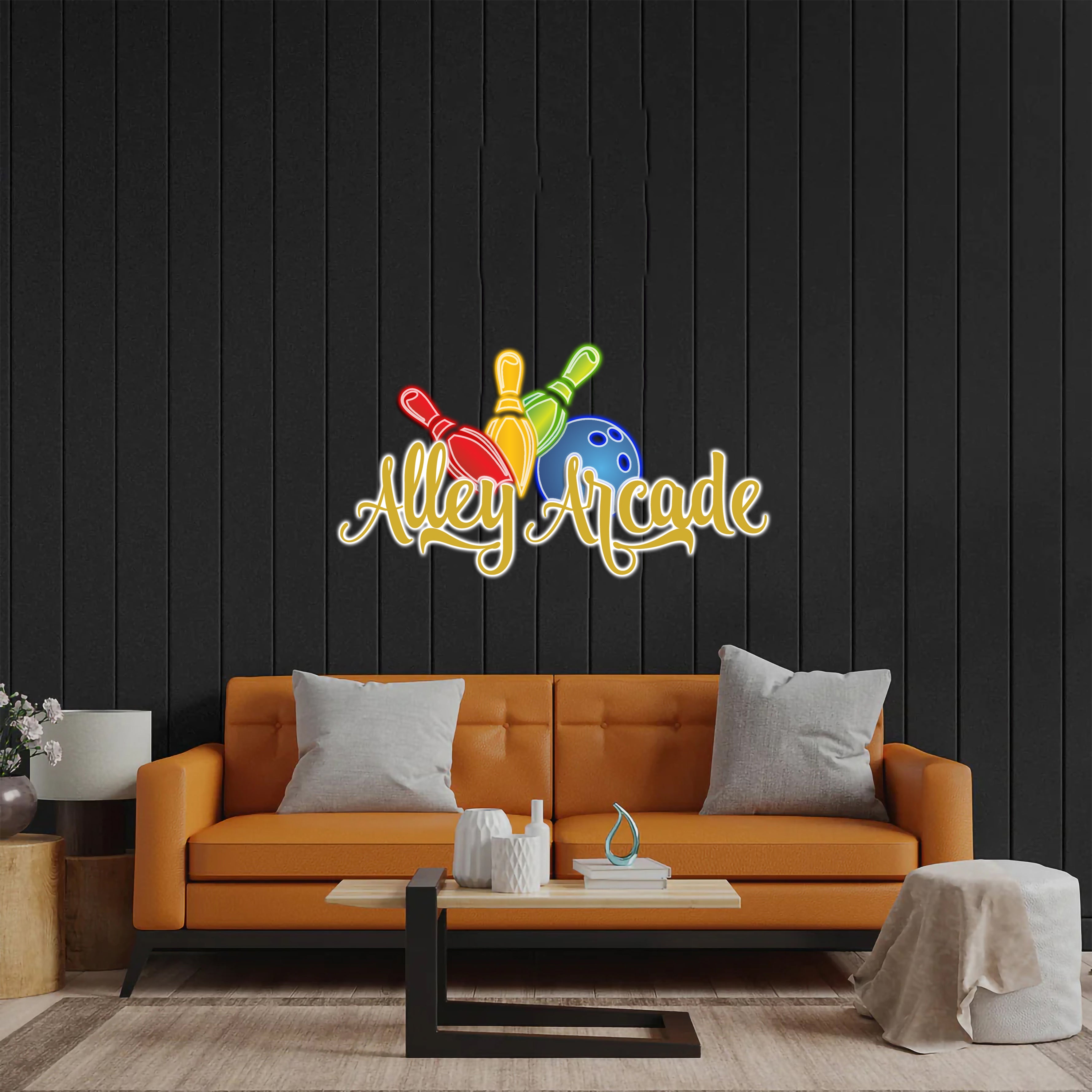 Alley Arcade - Premium Neon Artwork