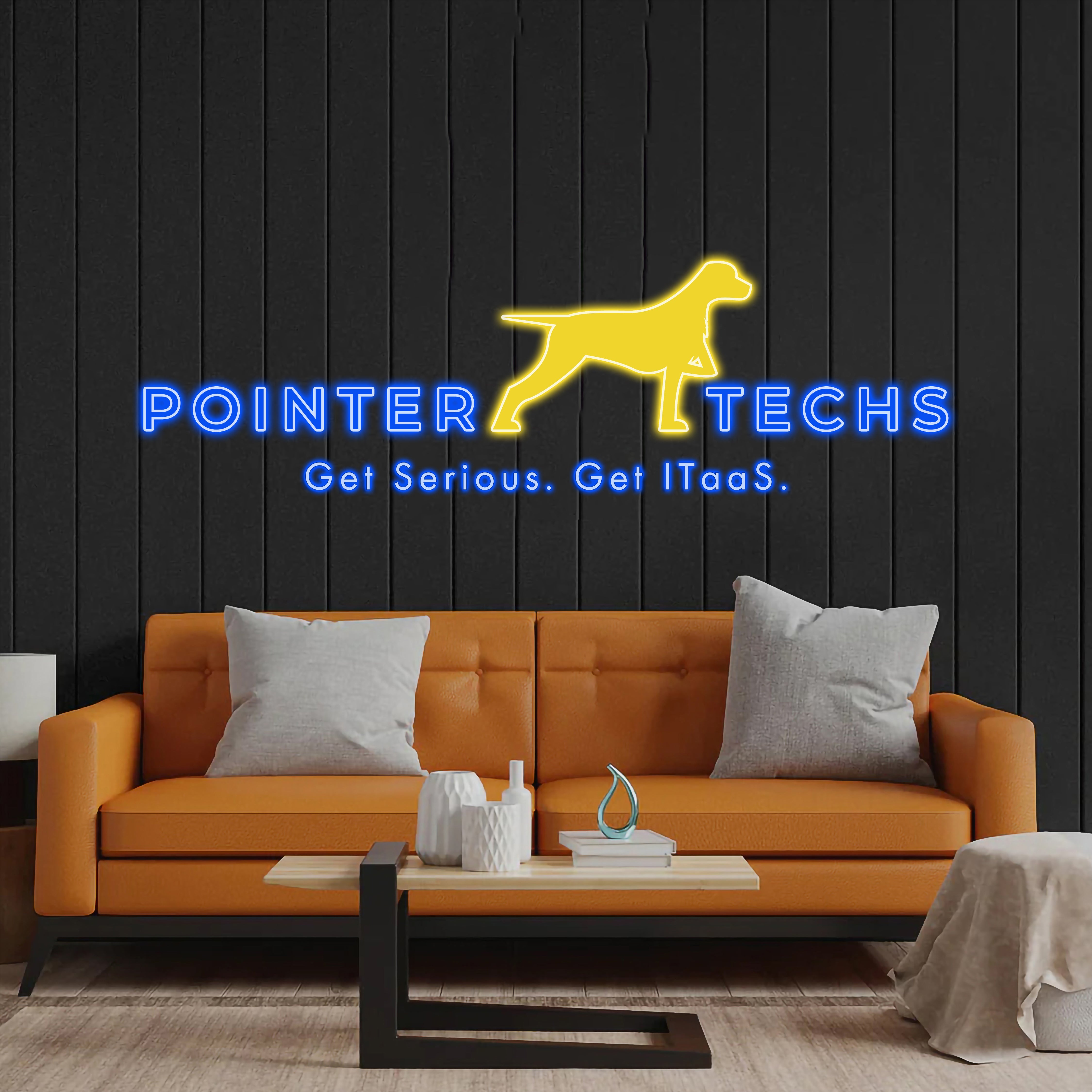 Pointer Techs - Premium Neon Artwork