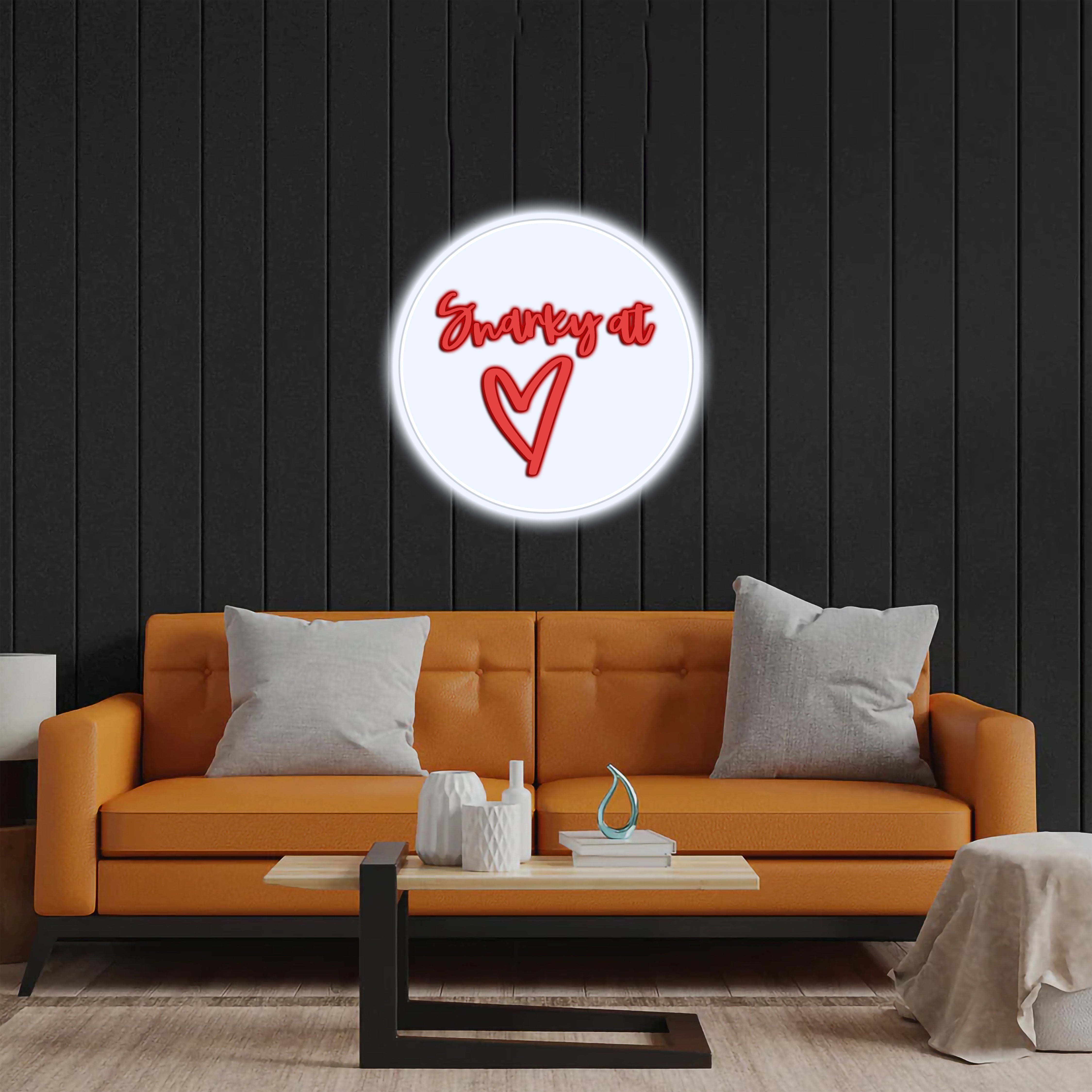 Snarky at Heart - Premium Neon Artwork