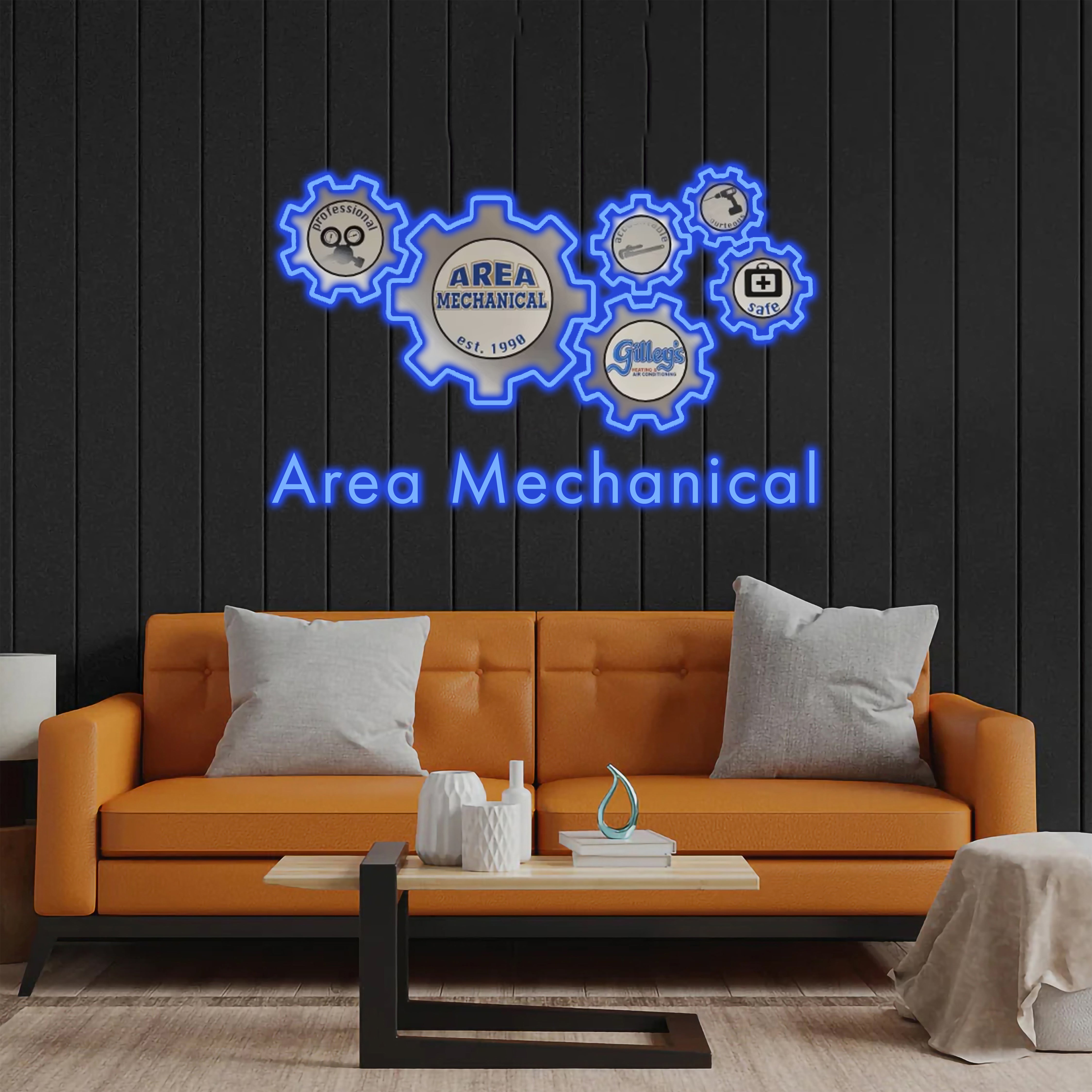 Area Mechanical - Premium Neon Artwork