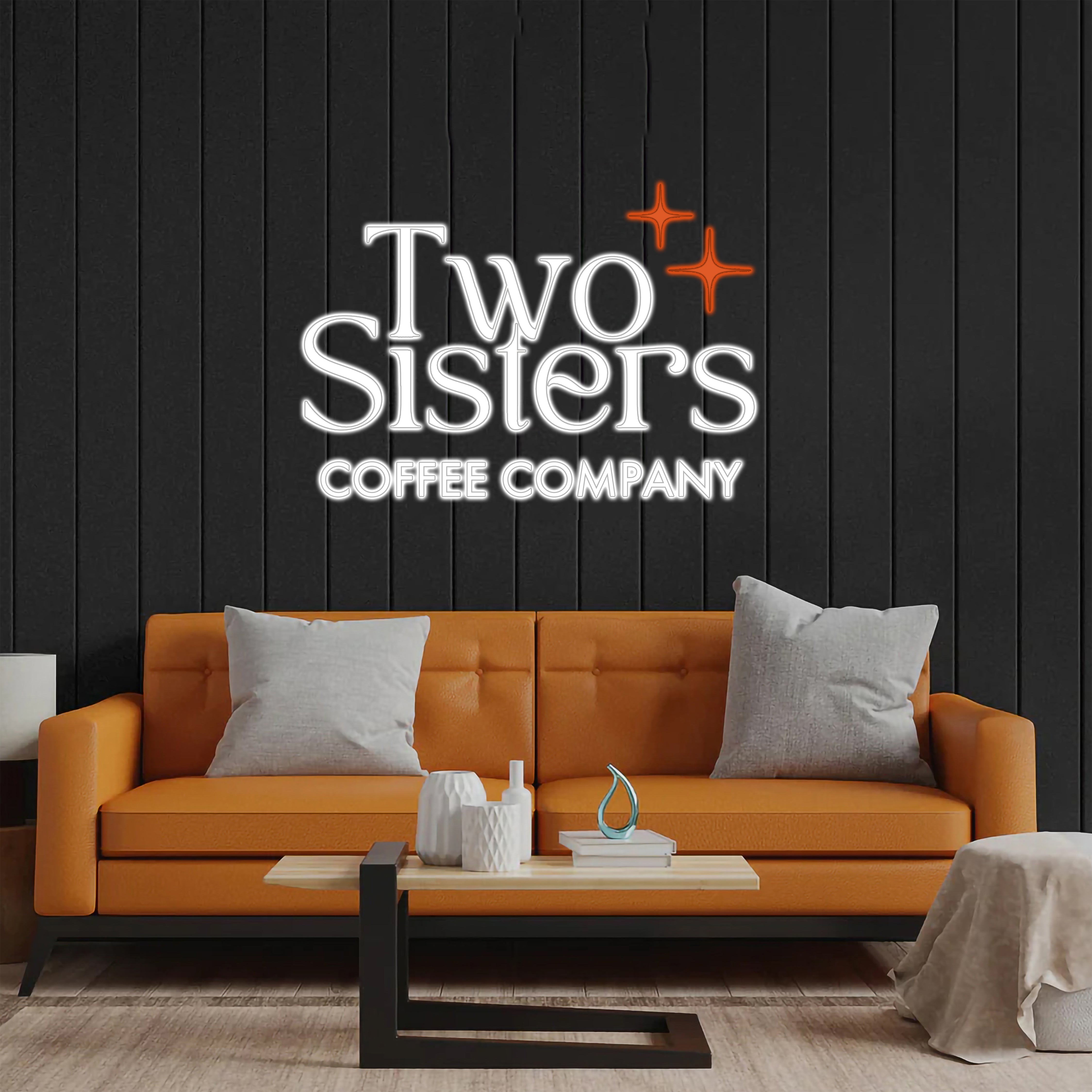 Two Sisters - Premium Neon Artwork