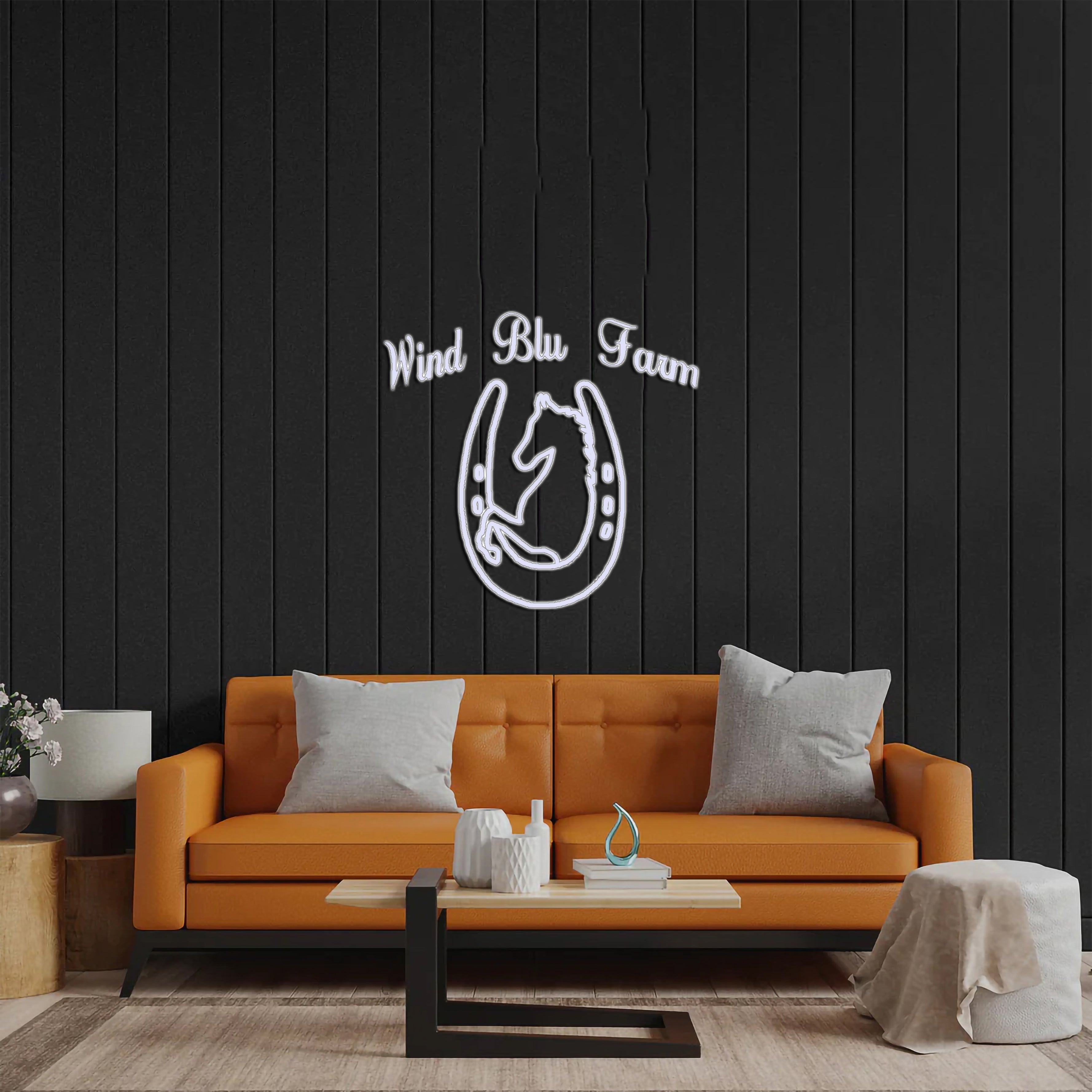 Wind Blu Farm - Premium Neon Artwork