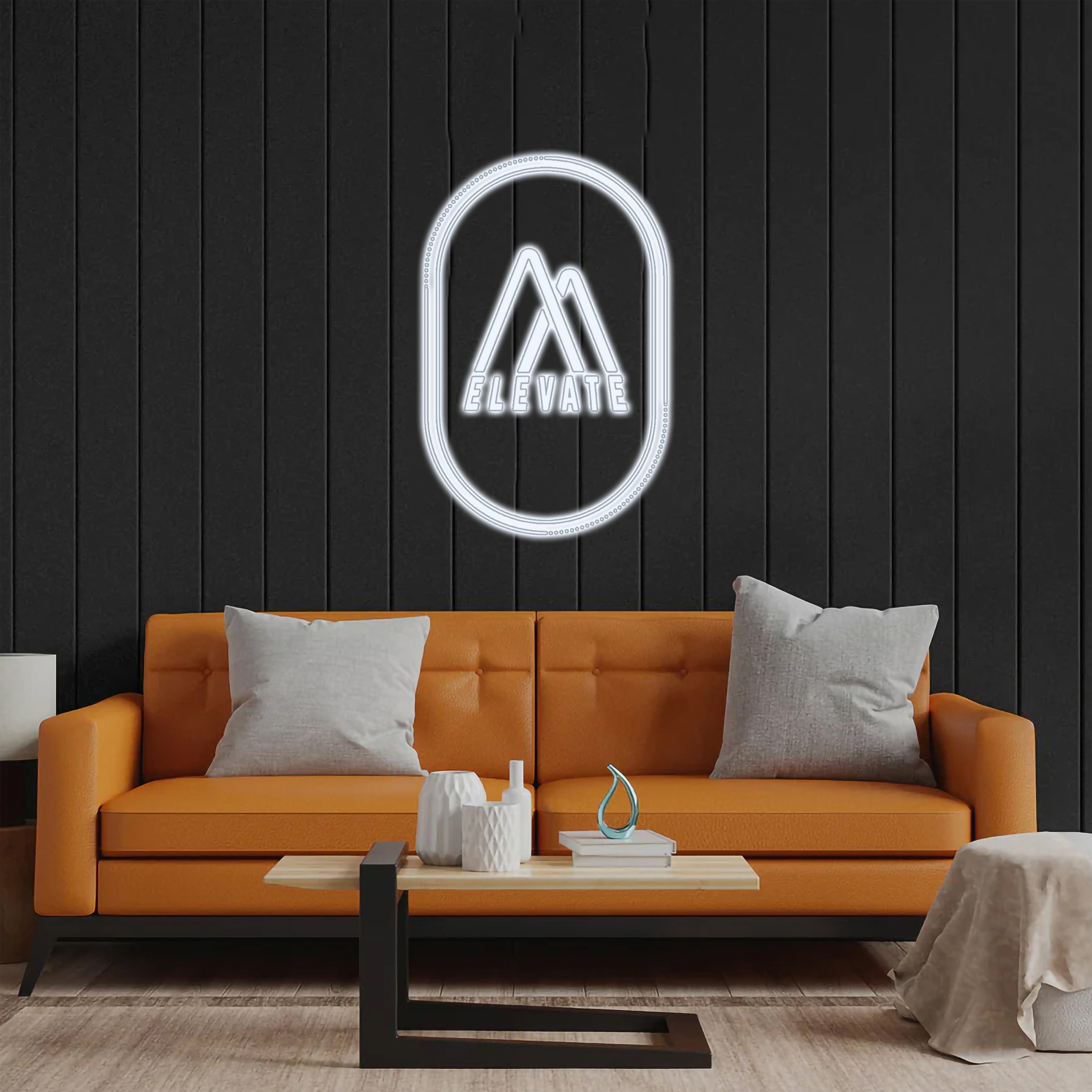Elevate - Premium Neon Artwork