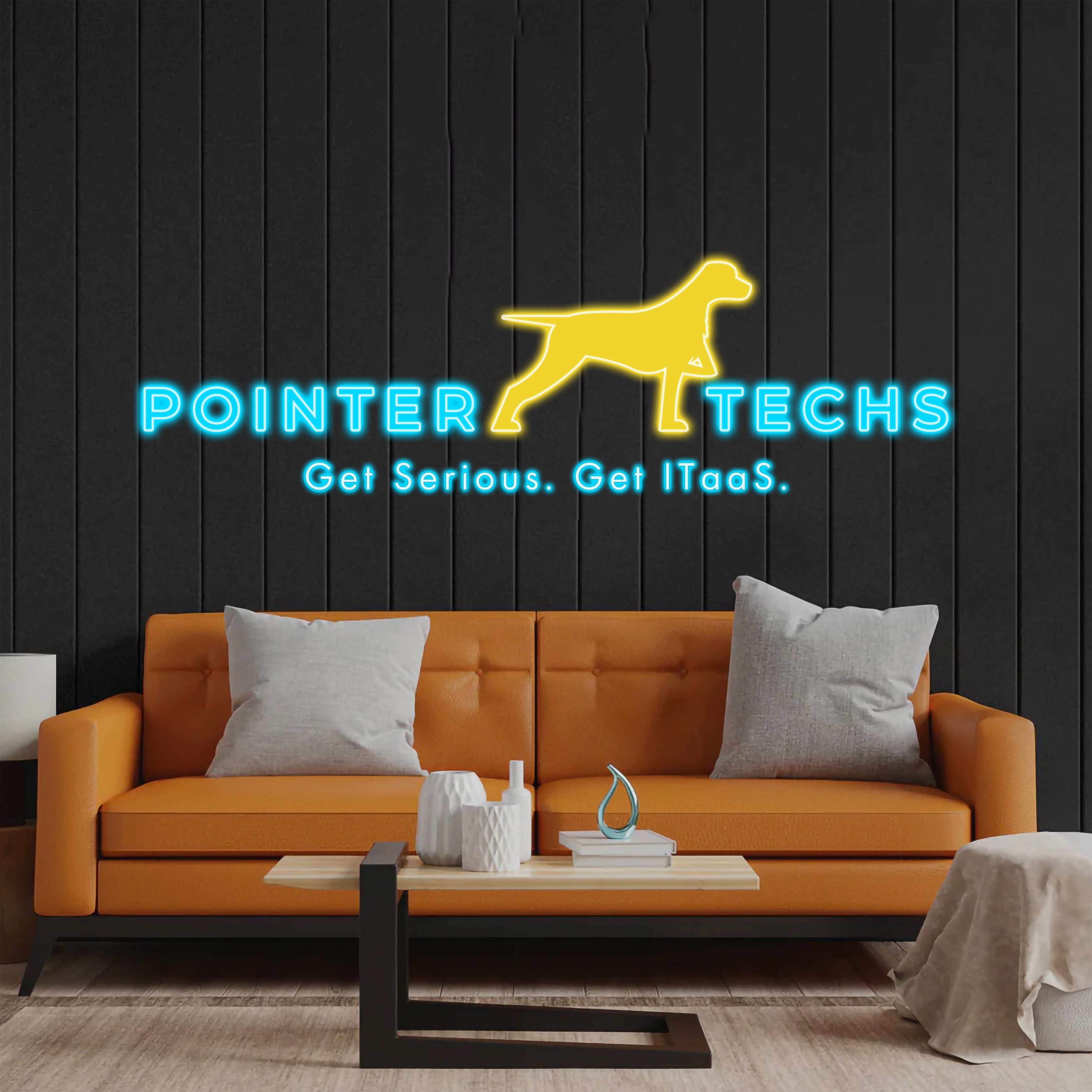 Pointer Techs - Premium Neon Artwork