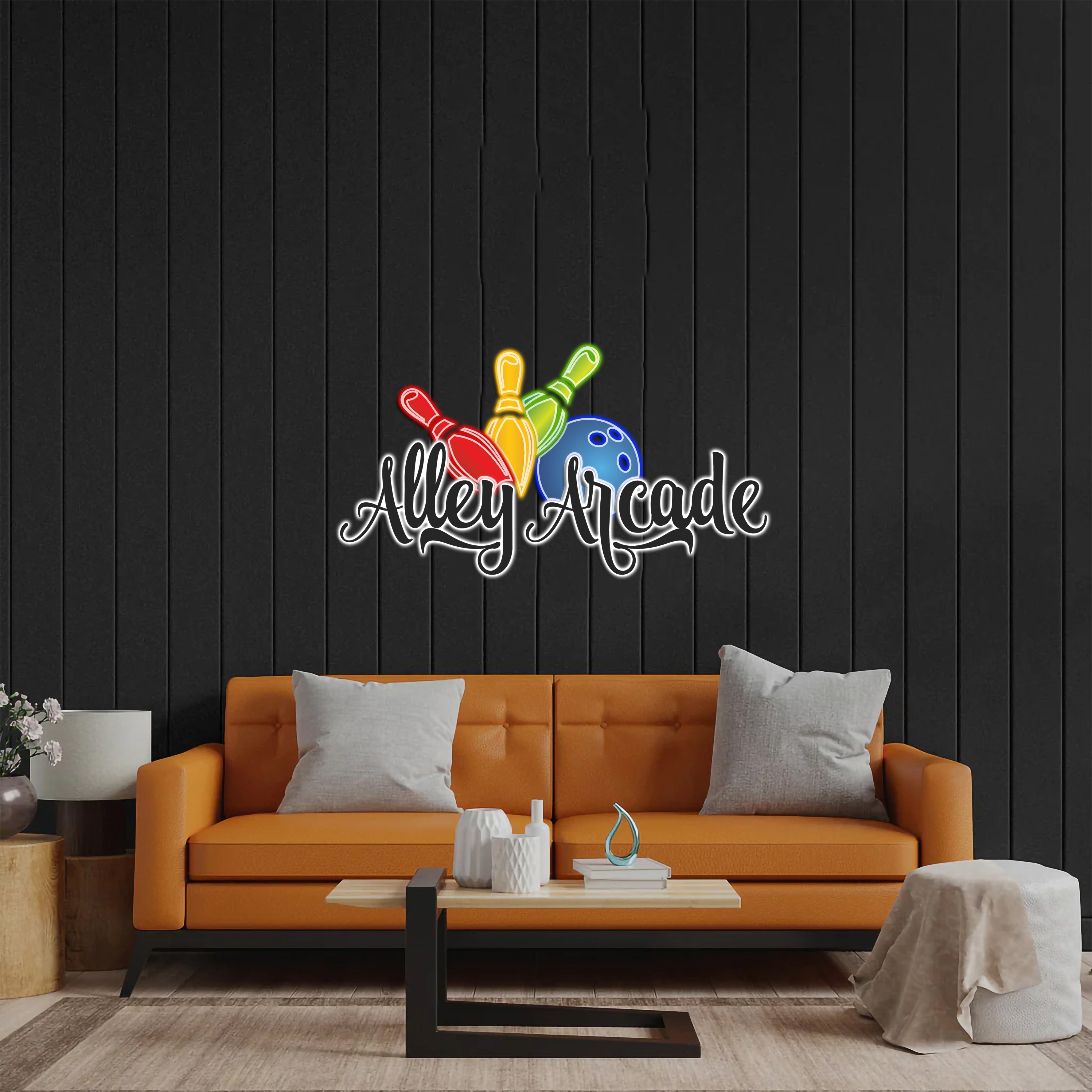 Alley Arcade - Premium Neon Artwork