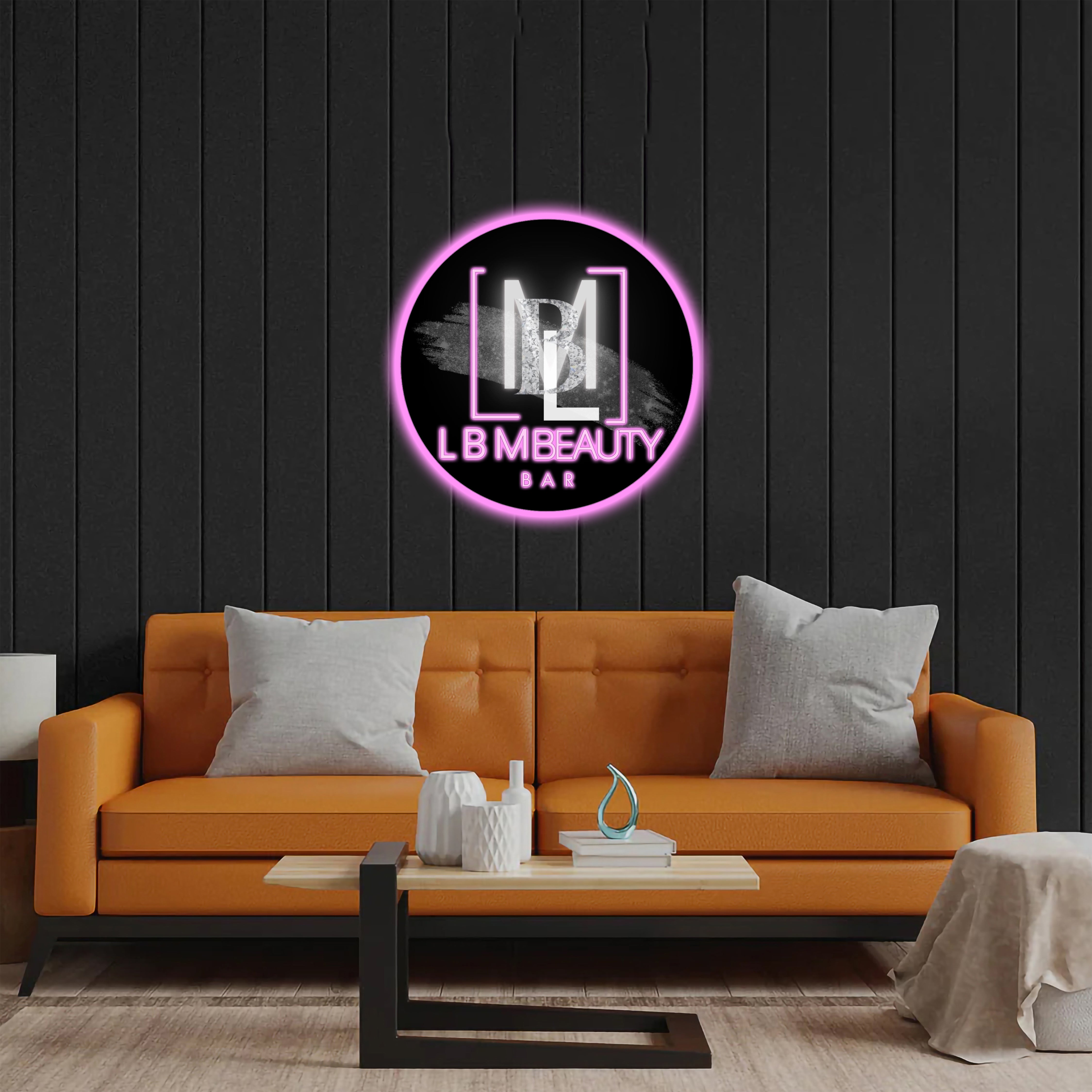 LBM Beauty Bar - Premium Neon Artwork