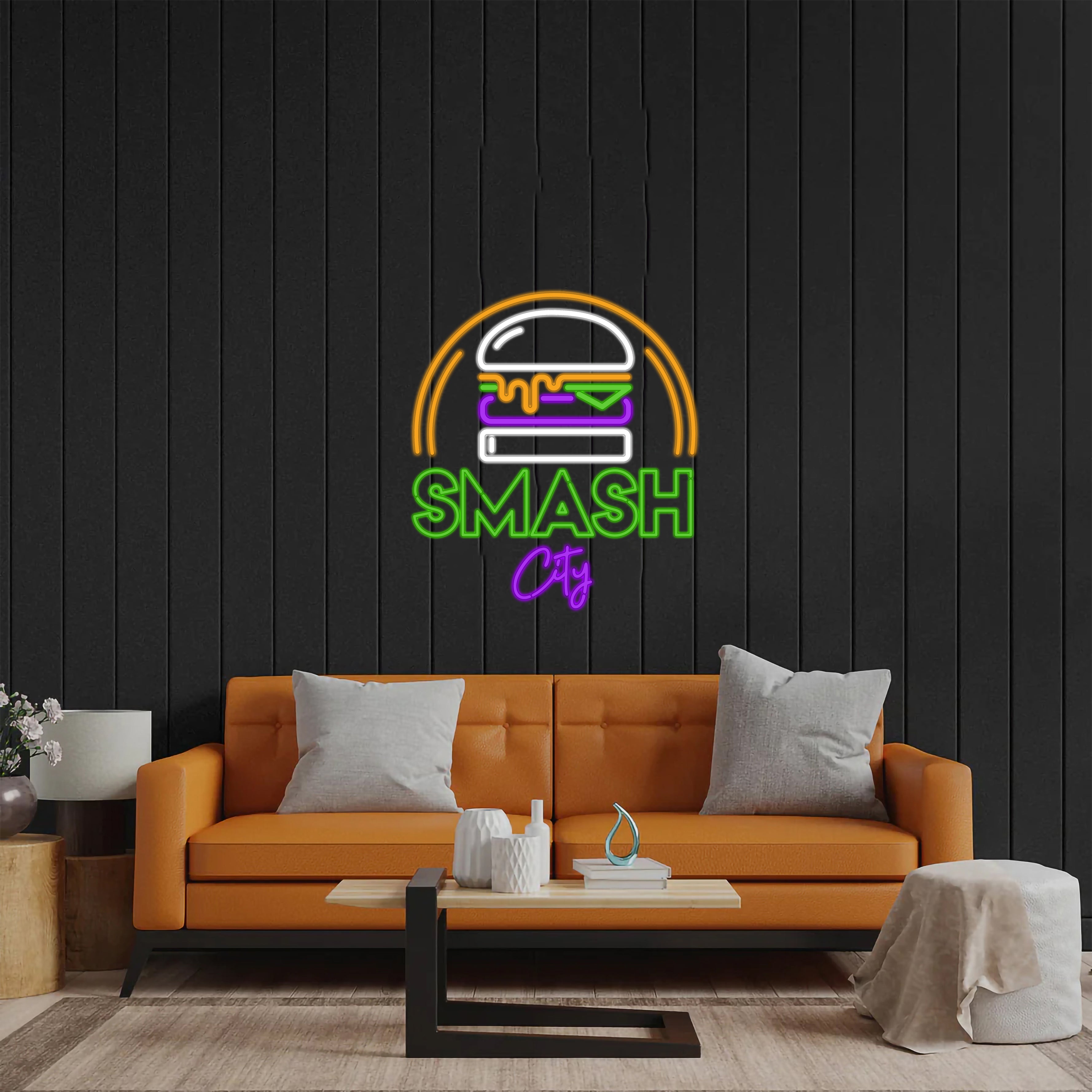 SMASH City - Premium Neon Artwork