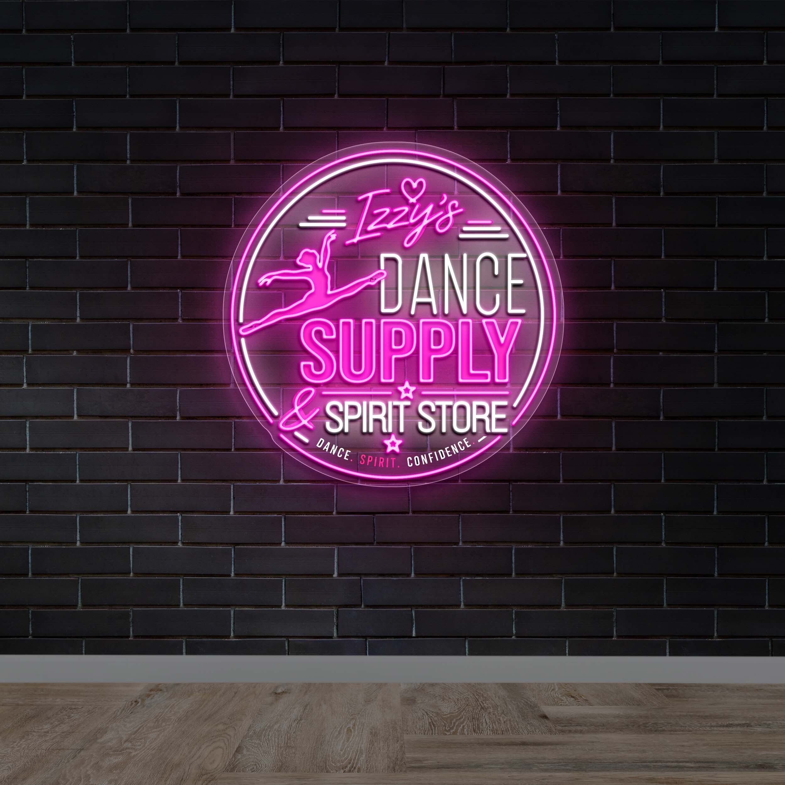 Izzy's Dance Supply & Spirit Store - Premium Neon Artwork