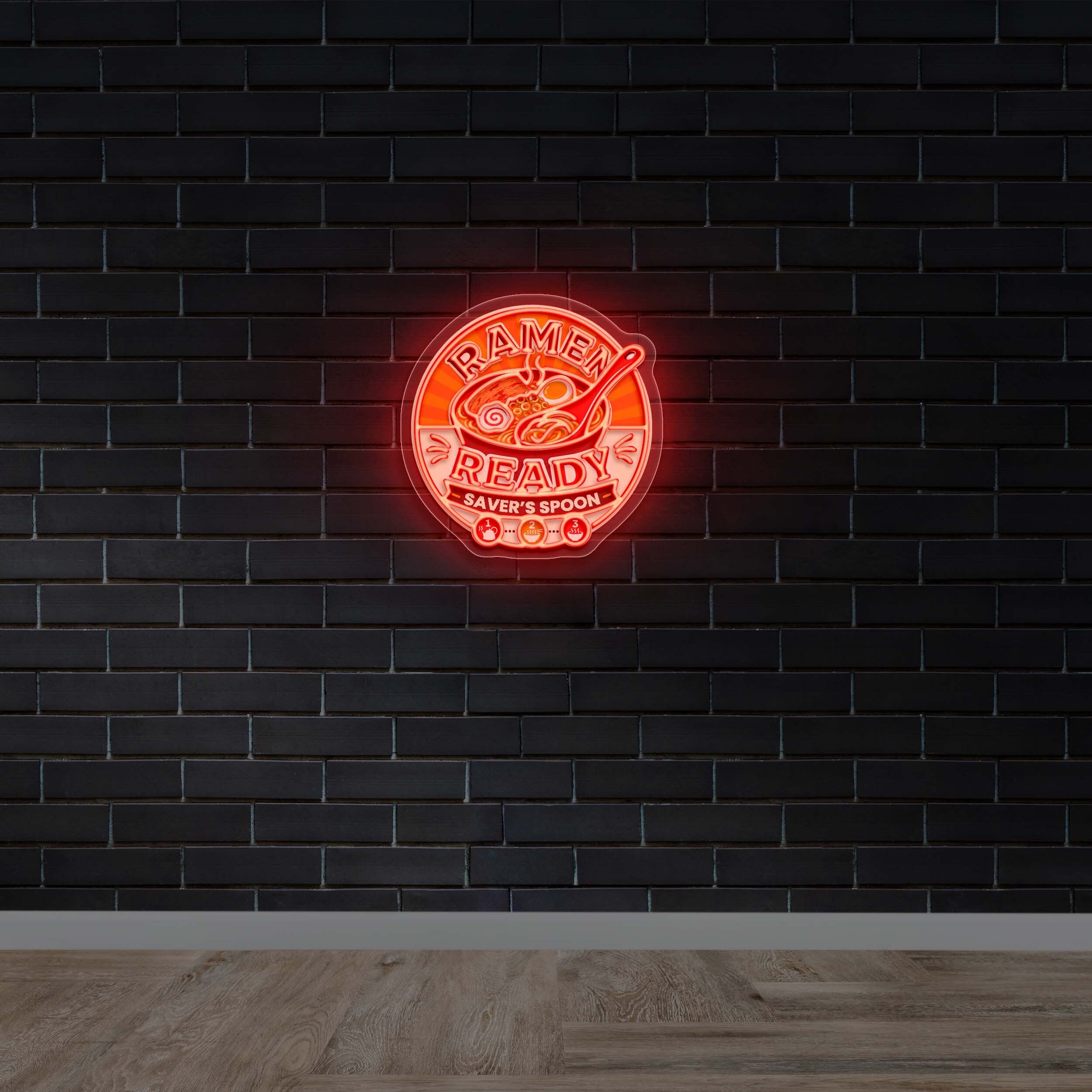 RAMEN READY - Premium Neon Artwork