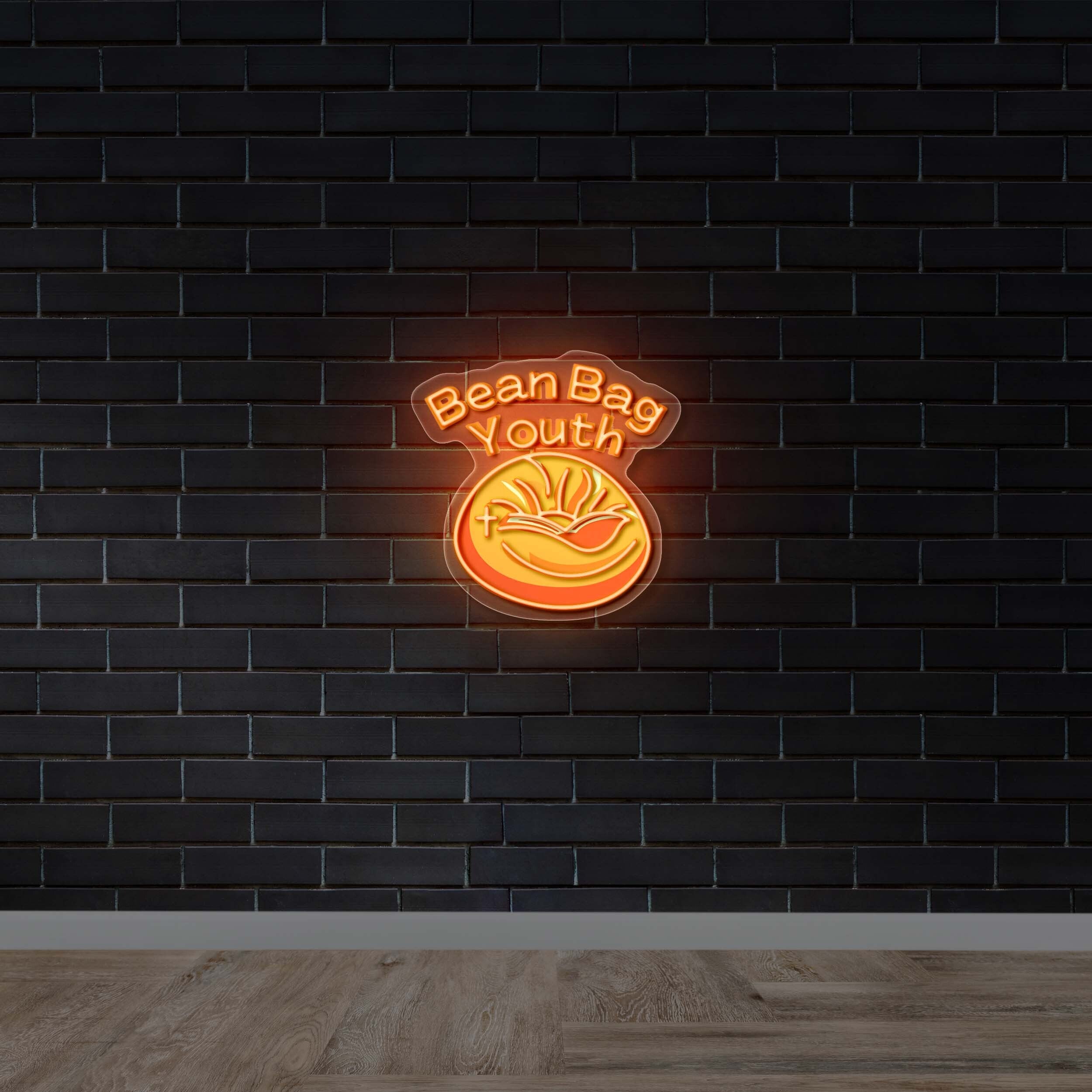 BEAN BAG YOUTH - Premium Neon Artwork