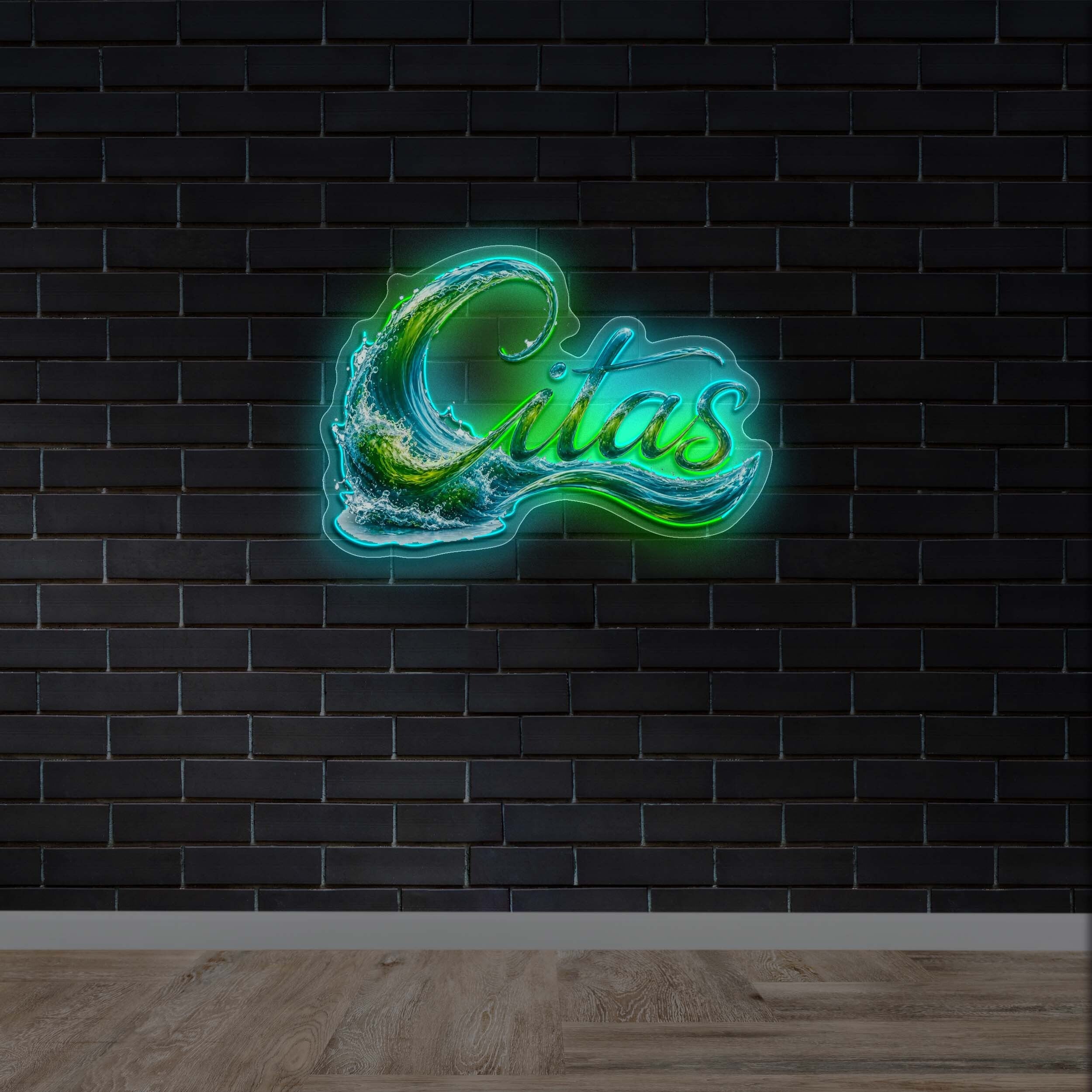 Citas | Two-Tone Backlit - Premium Neon Artwork